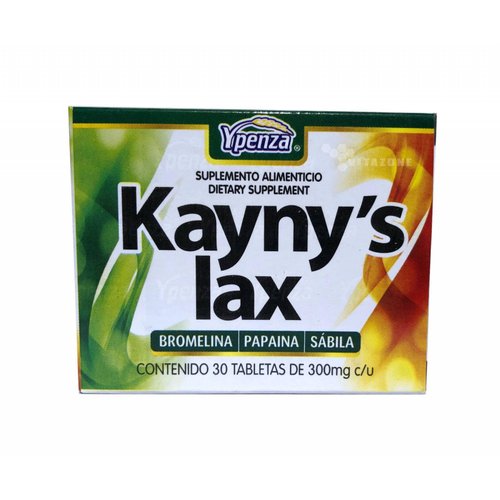 Enzimas digestivas Kayny's Lax 30 Tabletas 