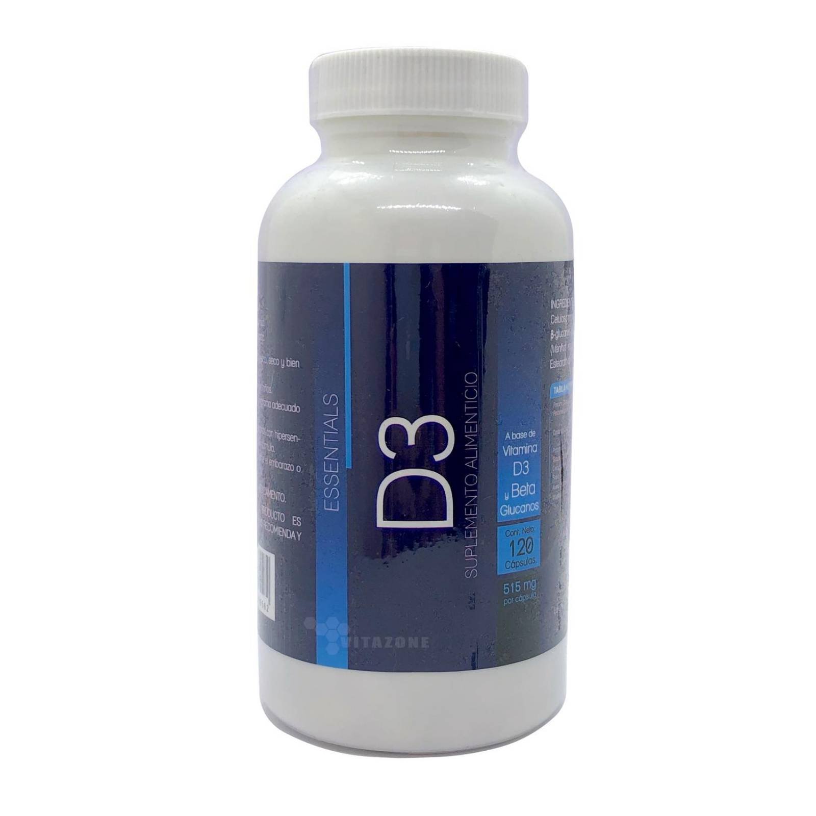Vitamina D3 Essentials 120 cápsulas 