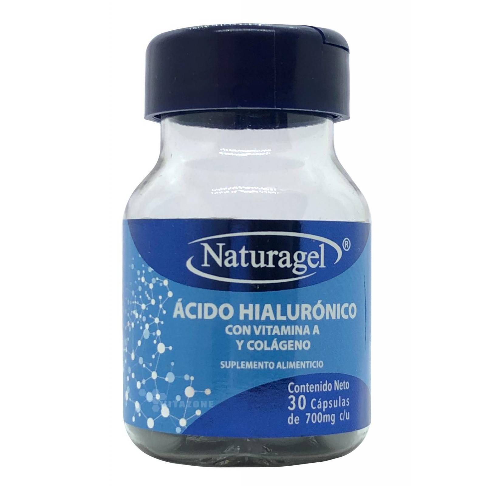 Ácido Hialurónico Vitamina A Colágeno 30 cáps Natragel 