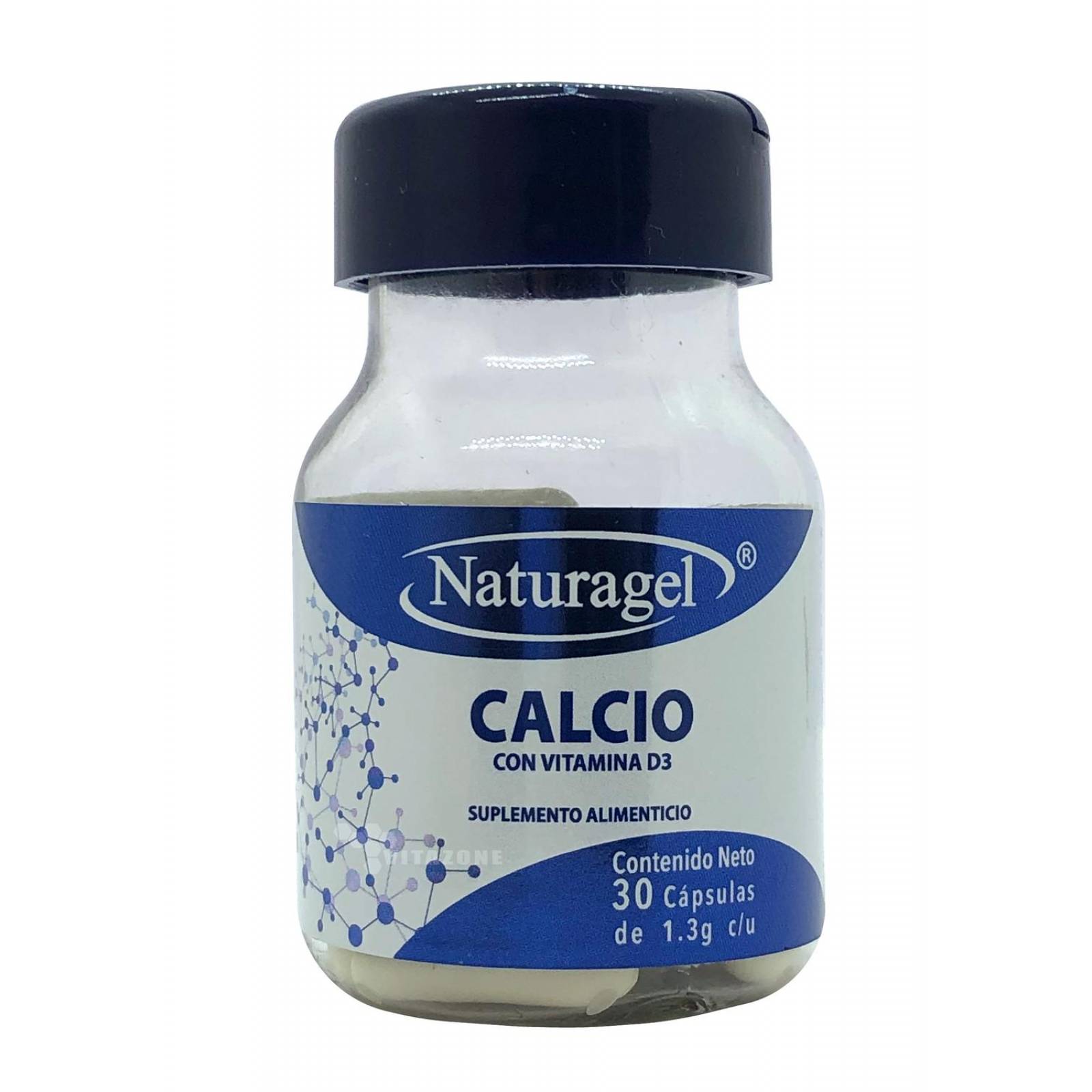 Calcio con Vitamina D3 30 cápsulas Naturagel 