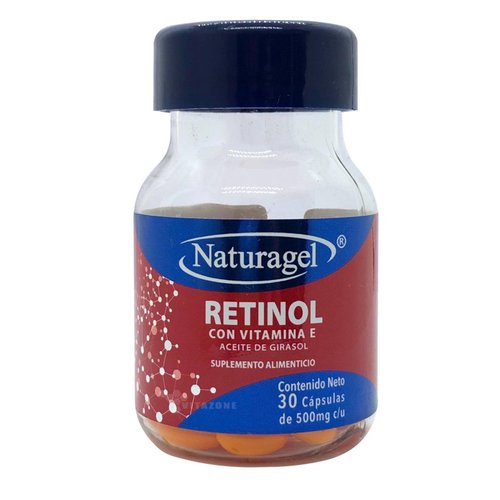 Retinol con Vitamina E 30 cápsulas Naturagel 