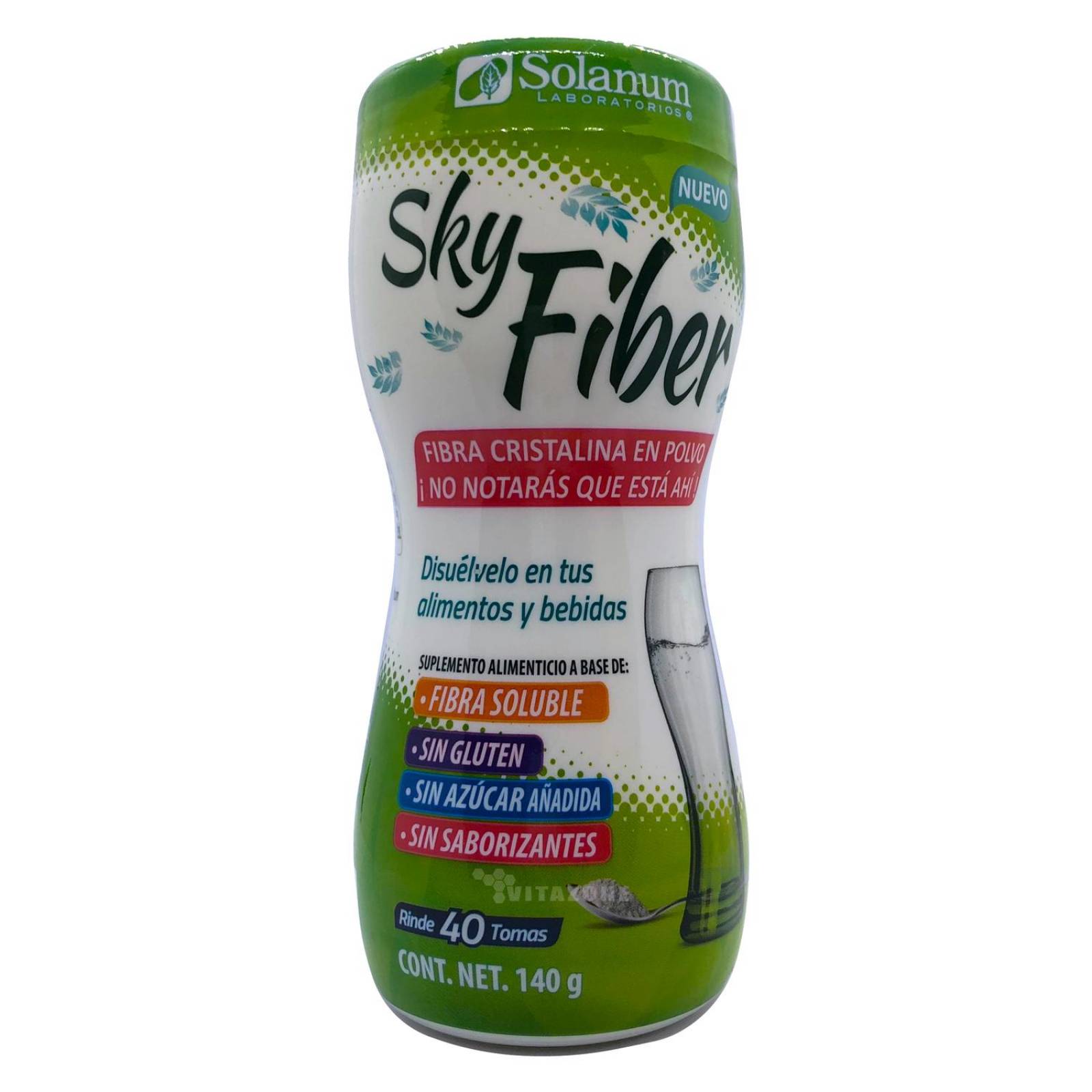 Fibra soluble cristalina en Polvo 140 g Sky Fiber 