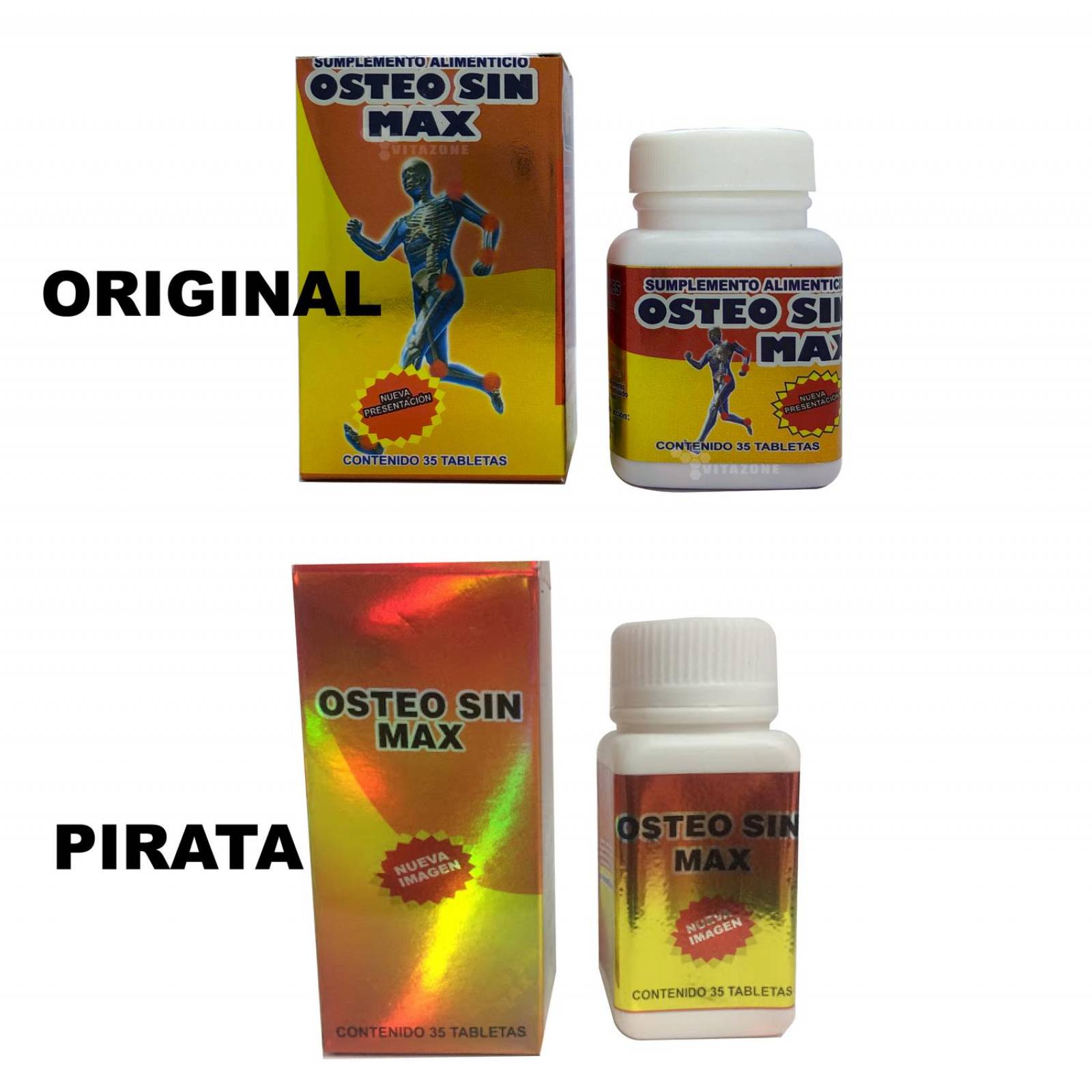 Osteo Sin Max 35 tabletas (10 botes) PYR-TEX 