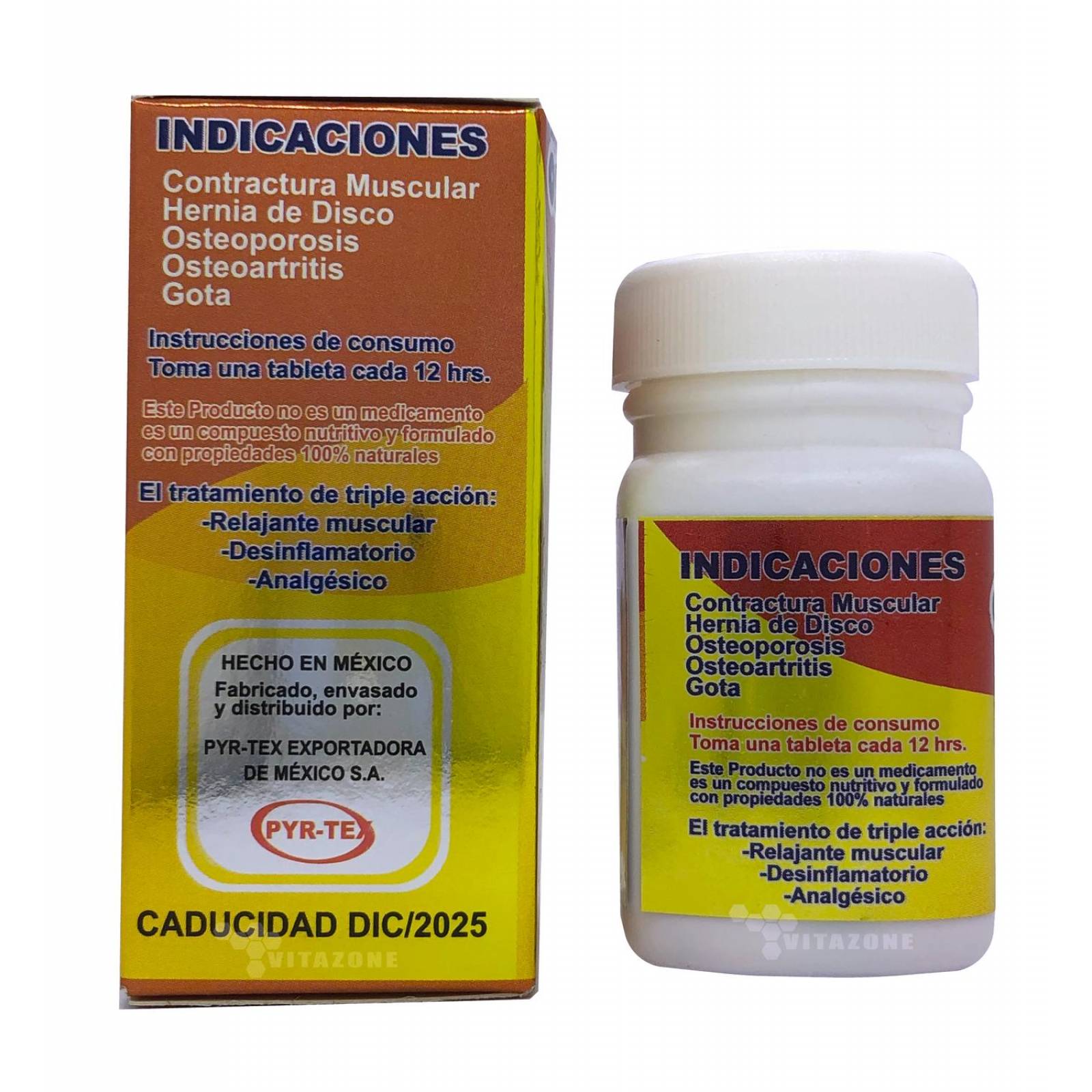 Osteo Sin Max 35 tabletas (3 botes) PYR-TEX