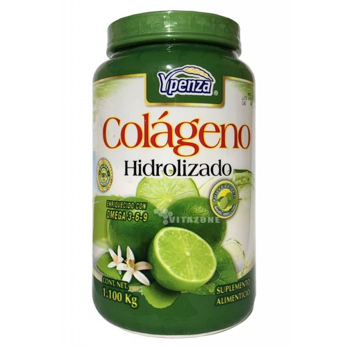 Colágeno Hidrolizado Limon 1.1 kg Ypenza (3 BOTES) 