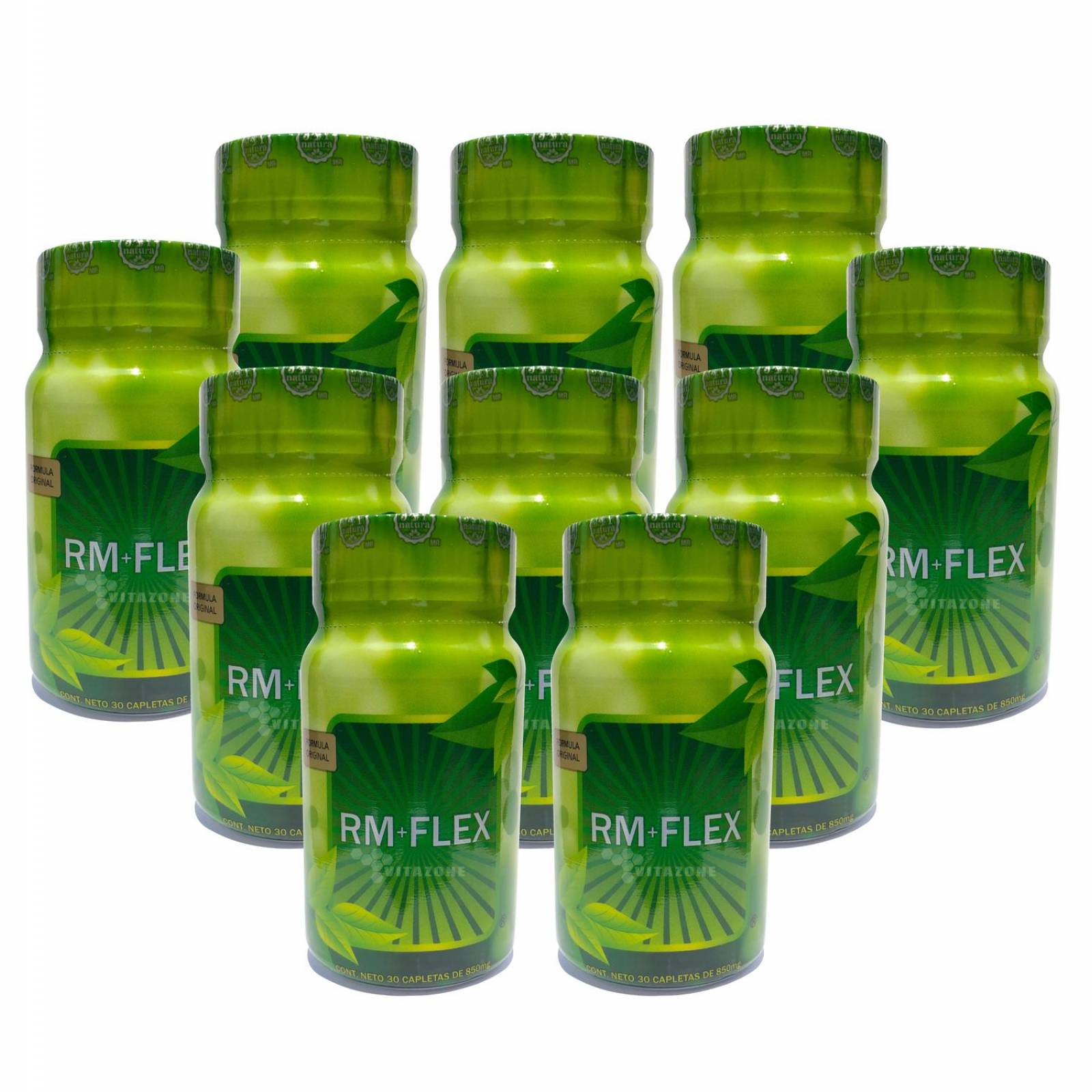 RM+FLEX 30 capletas Fórmula Original. (10 FRASCOS) Joy N 