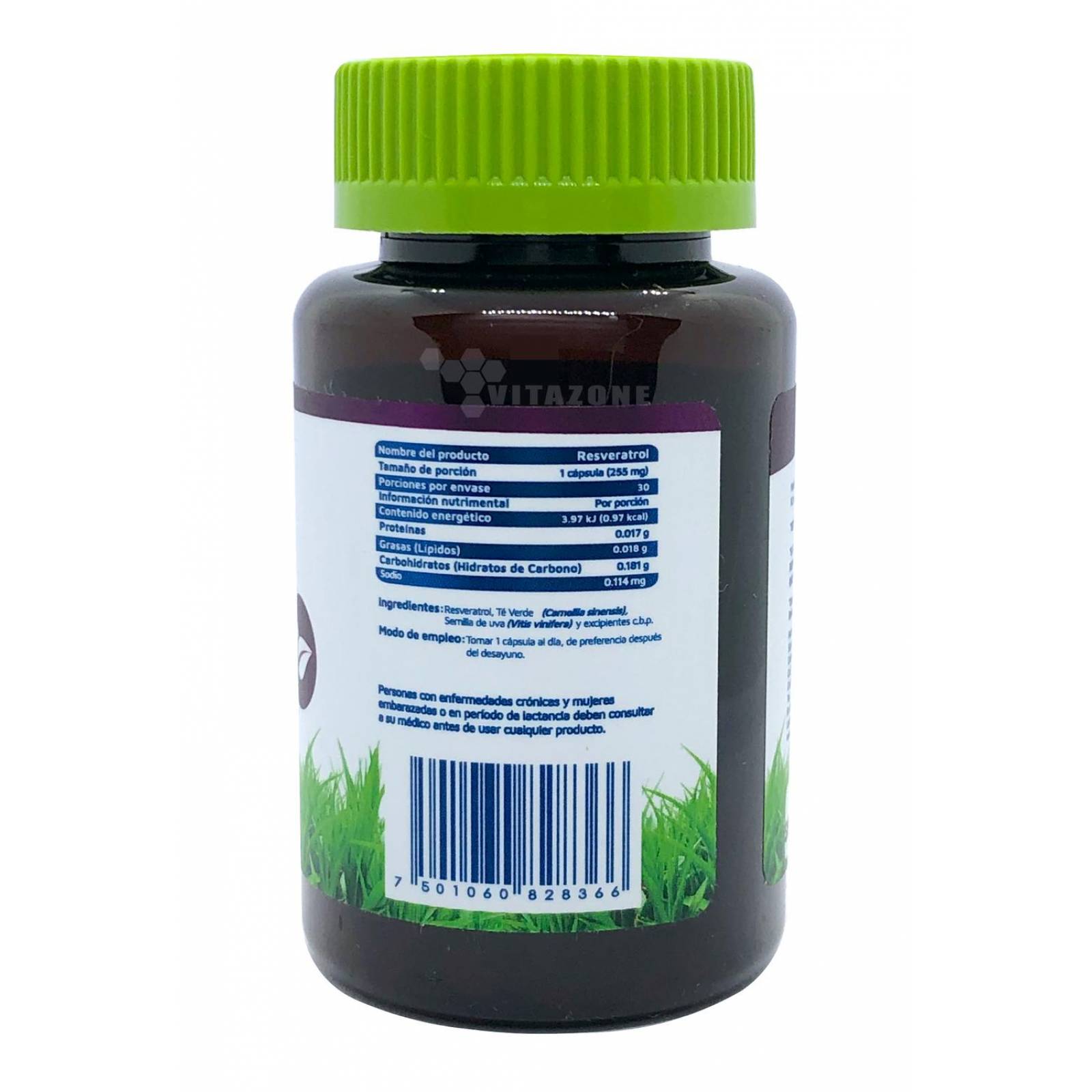 Resveratrol Té Verde Semilla de Uva 30 caps Vidanat 