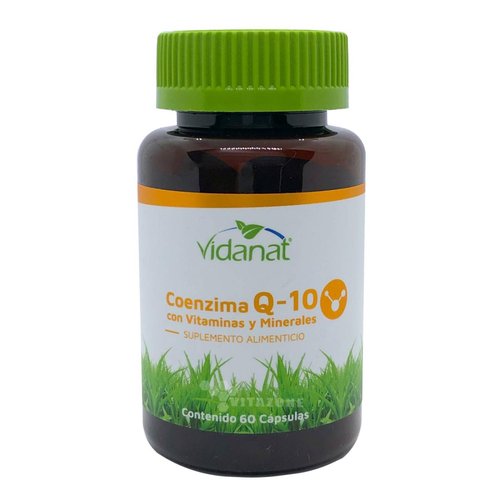Coenzima Q-10 Vitaminas y Minerales 60 cápsulas Vidanat 