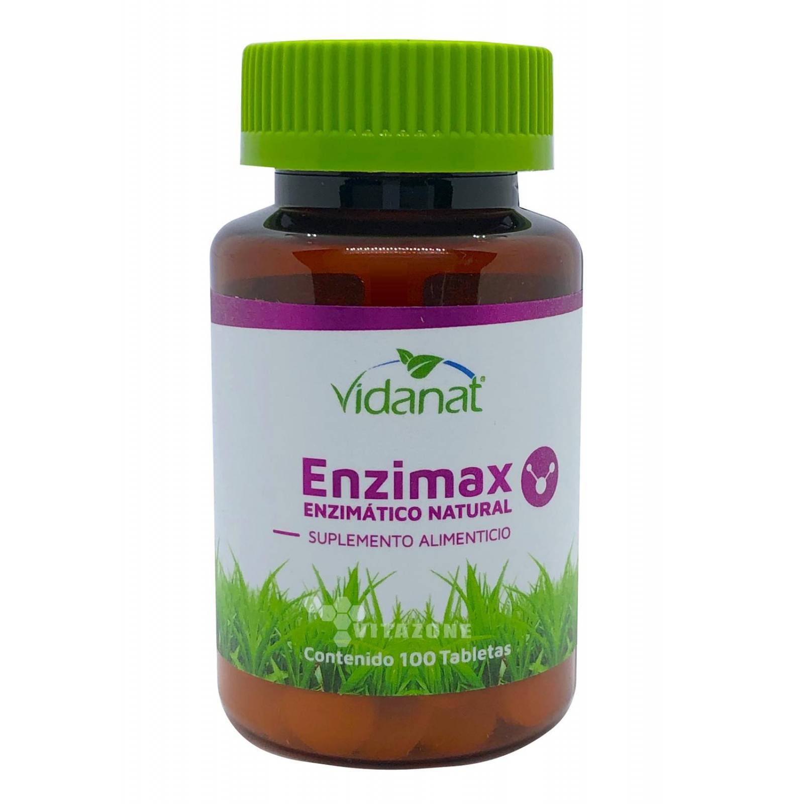 Enzimax Enzimas digestivas 100 tabletas Vidanat 