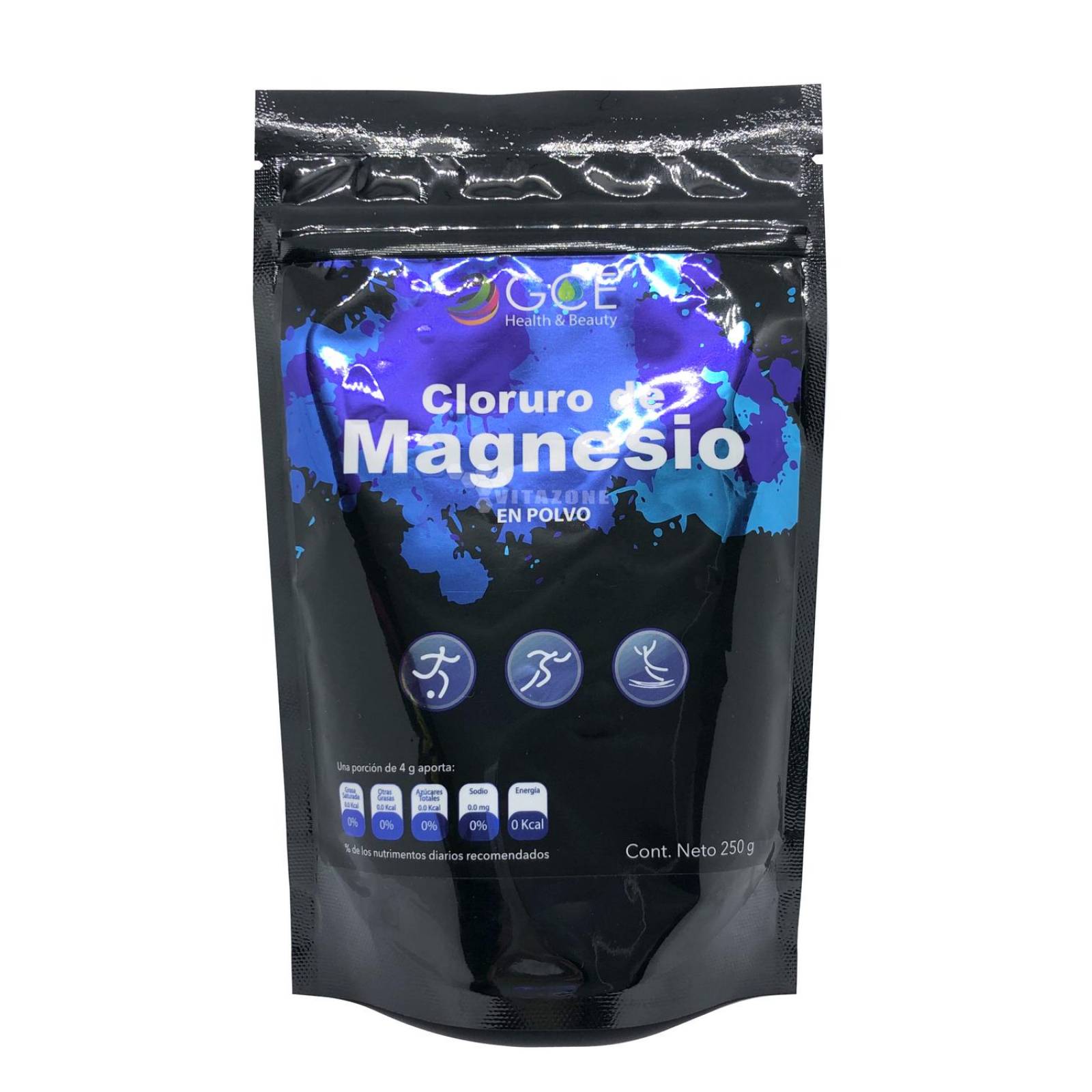 PROMO 2 CLORURO DE MAGNESIO EN POLVO PURO, 250 GR