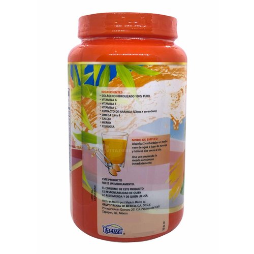 Colágeno Hidrolizado Naranja 1.1 kg Ypenza 