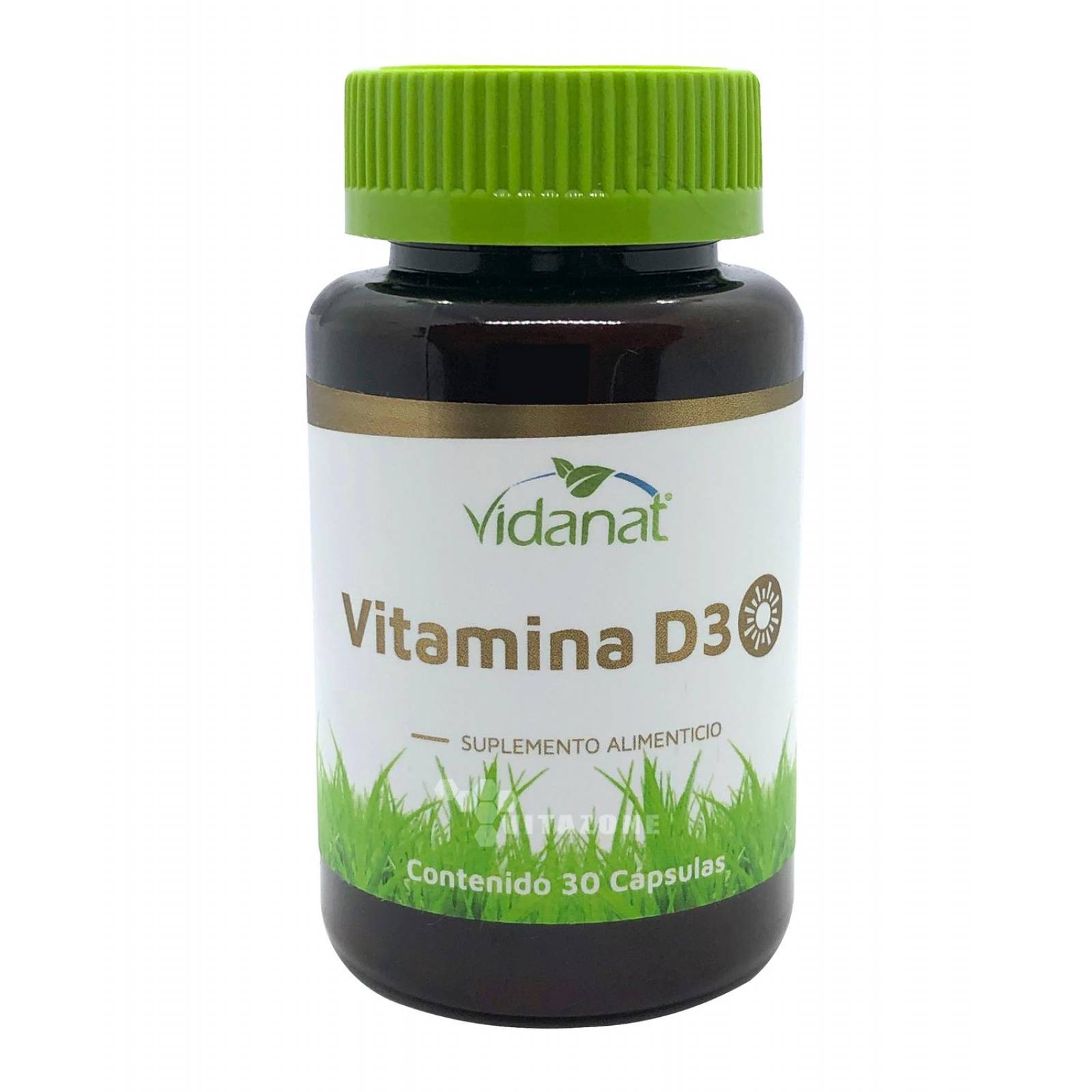Vitamina D3 Vidanat 30 cápsulas 