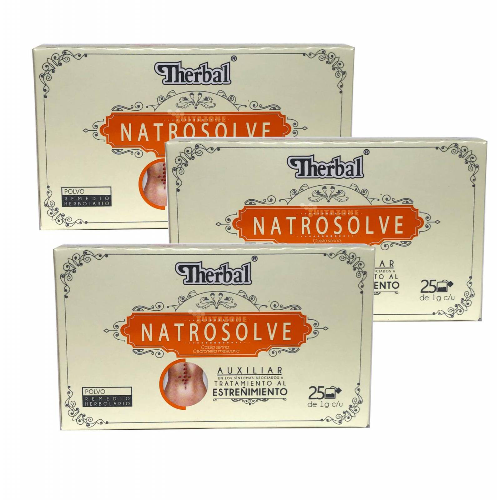 Té Natrosolve 25 sobres Therbal (3 CAJAS)