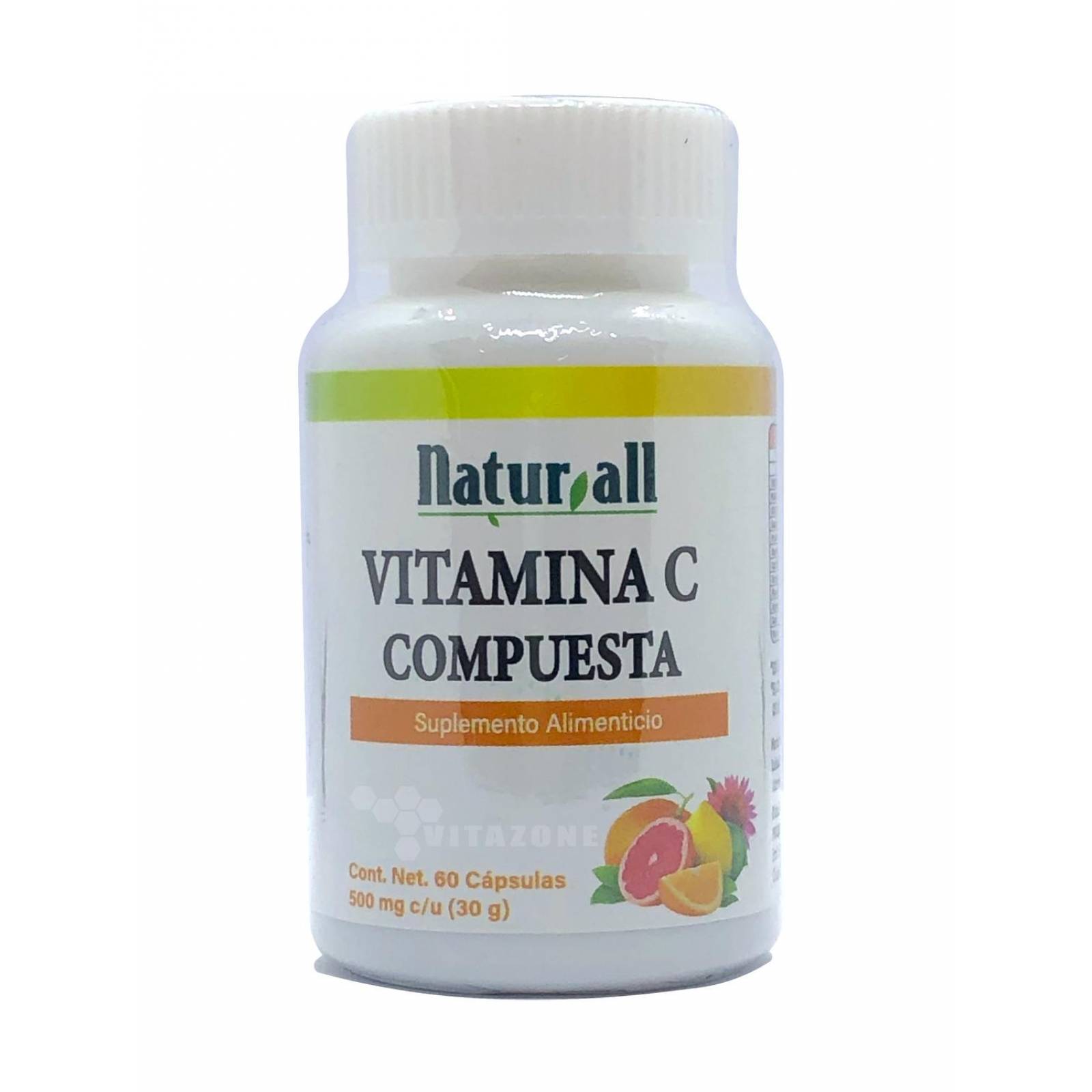 Vitamina C Compuesta 60 cáps Equinácea Propóleo 
