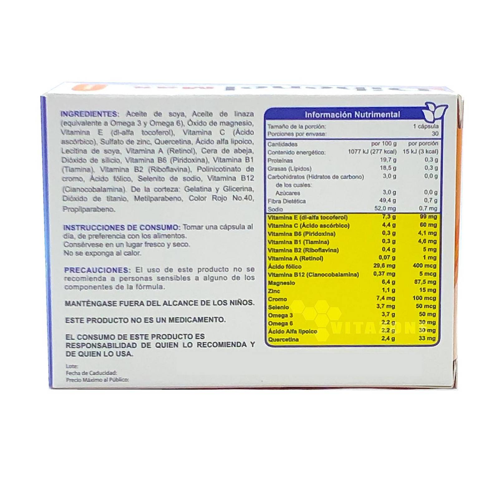 Dibenel Max multivitaminico Quercitina Omega Zinc Magnesio