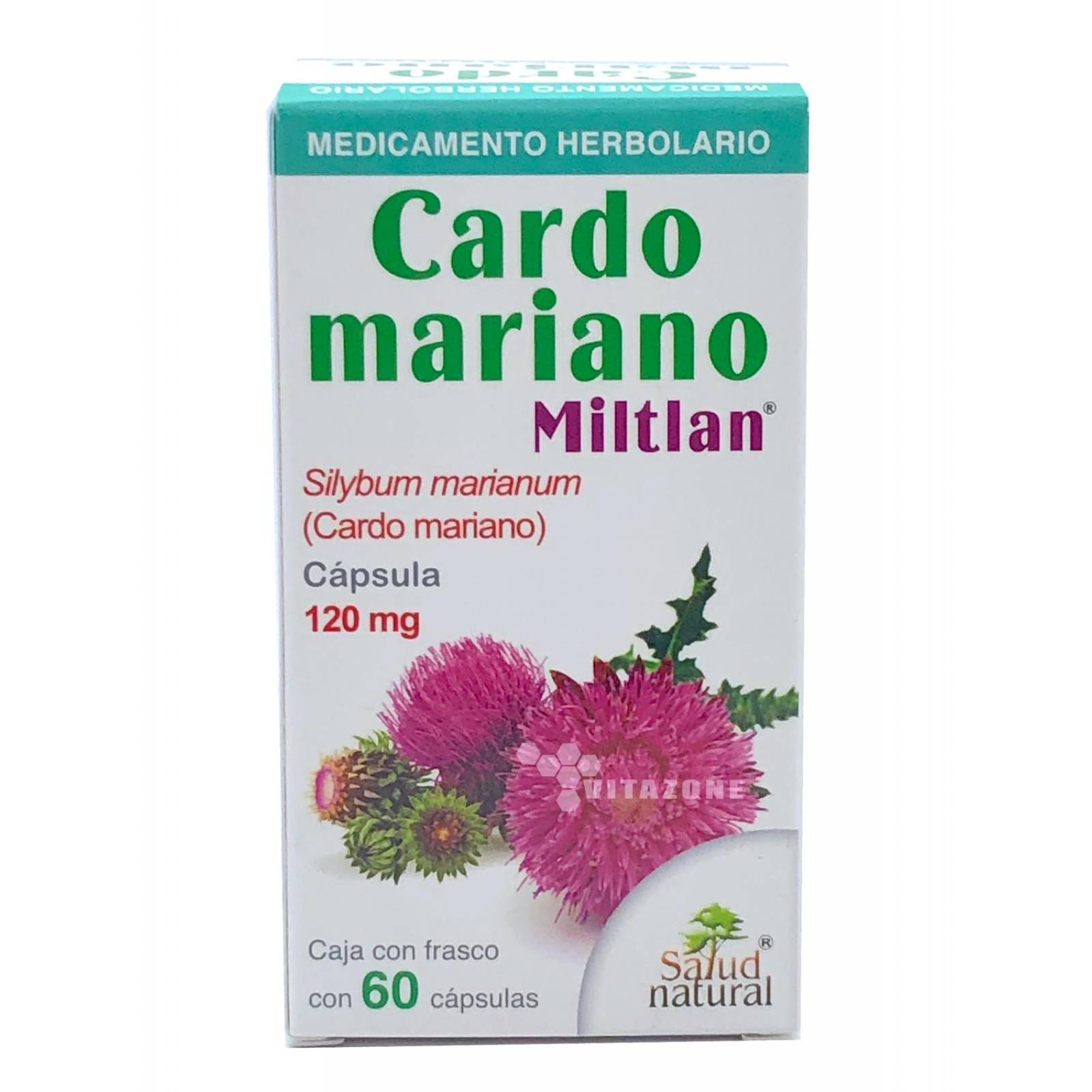 Cardo Mariano Miltlan Salud Natural 60 cápsulas 