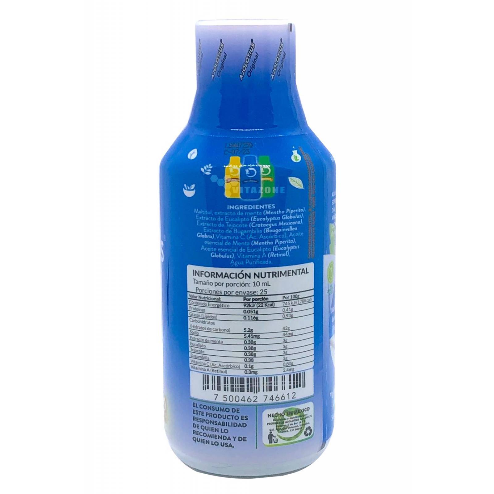 Ajolotius Jarabe sin azúcar 250 ml 