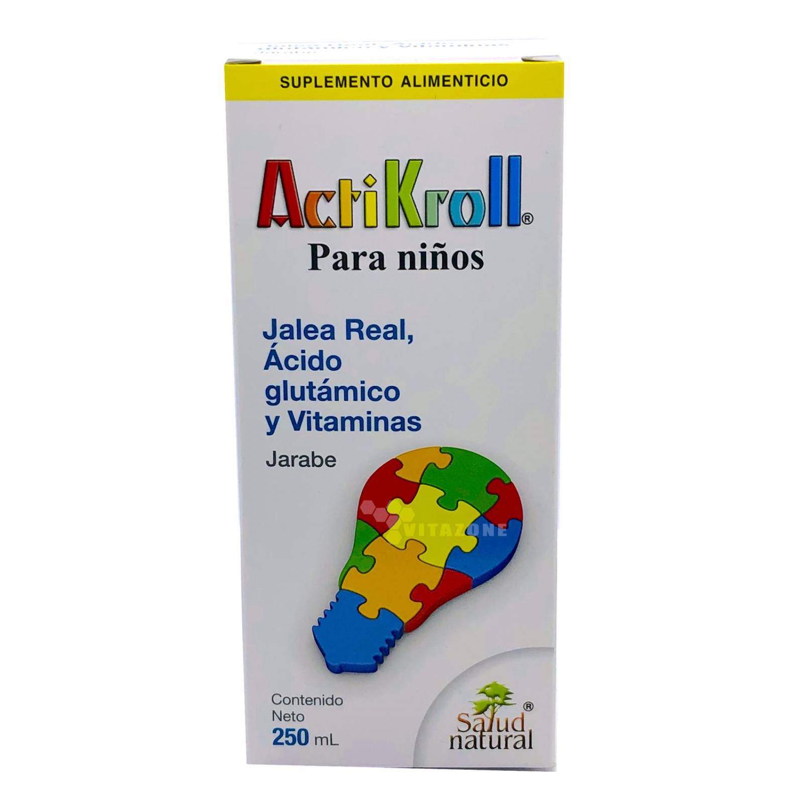 Actikroll para niños glutamico jalea real vitaminas 250 ml