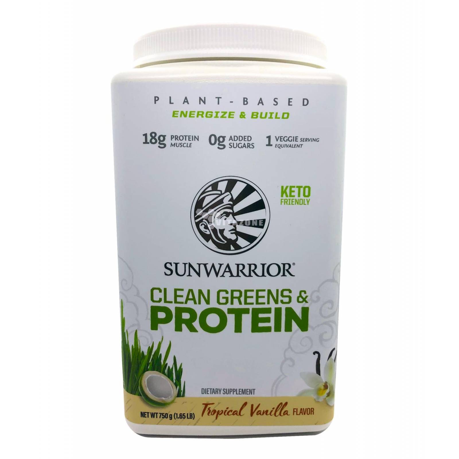Clean Greens & Protein Vainilla 750 g Sunwarrior Keto Vegana