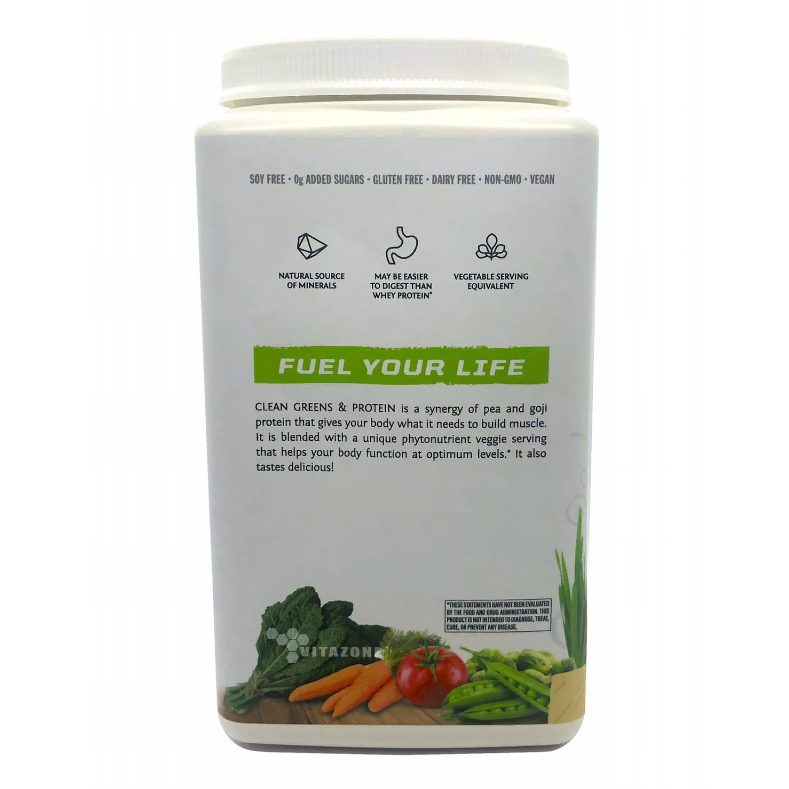 Clean Greens & Protein Vainilla 750 g Sunwarrior Keto Vegana 
