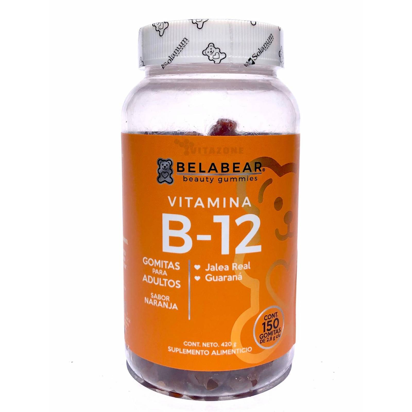 Vitamina B12 y Vitamina E 150 gomitas c/u Belabear DUO 