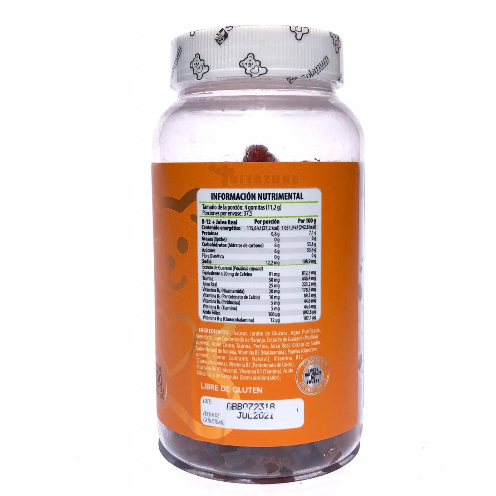 Vitamina B12 y Vitamina E 150 gomitas c/u Belabear DUO 