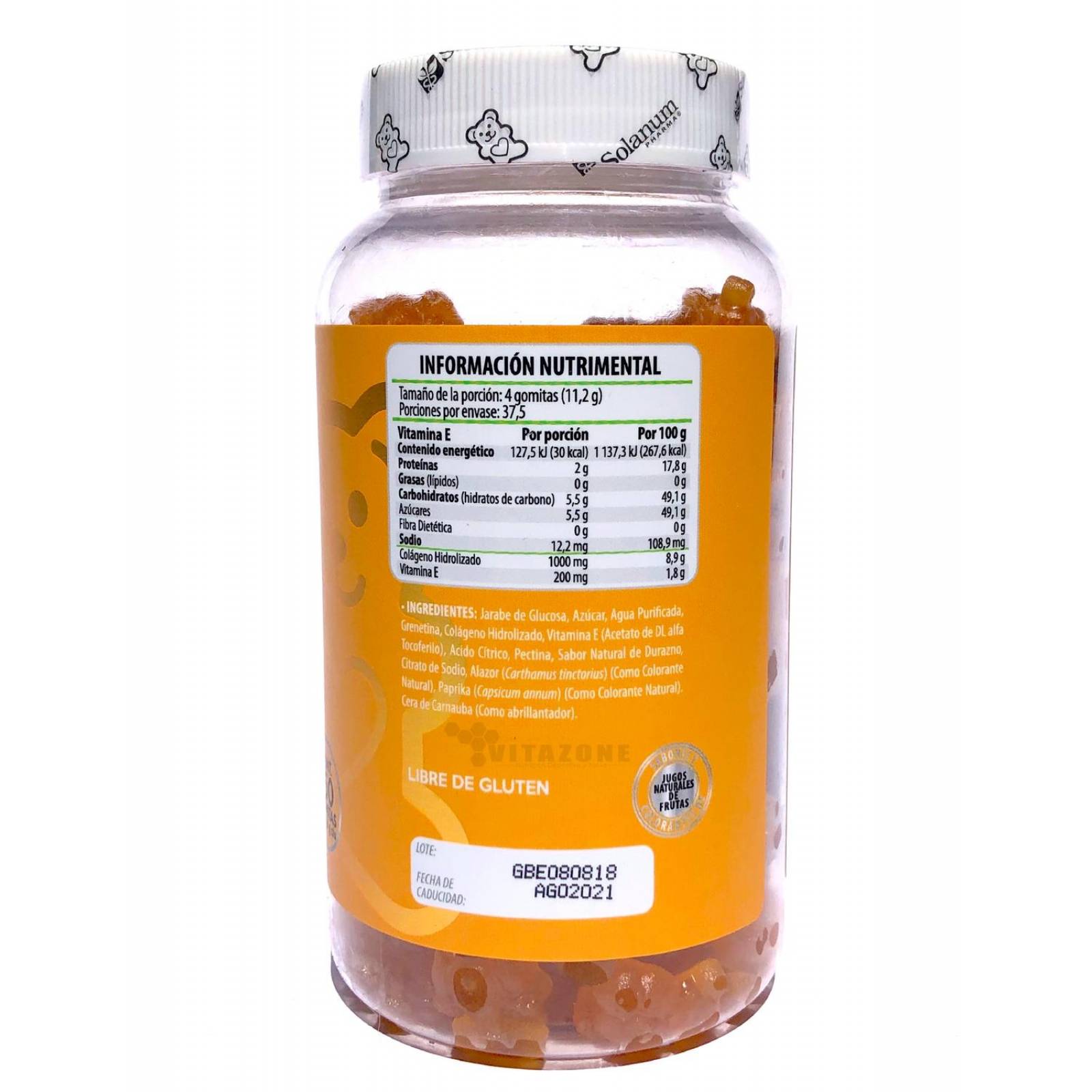 Vitamina B12 y Vitamina E 150 gomitas c/u Belabear DUO 