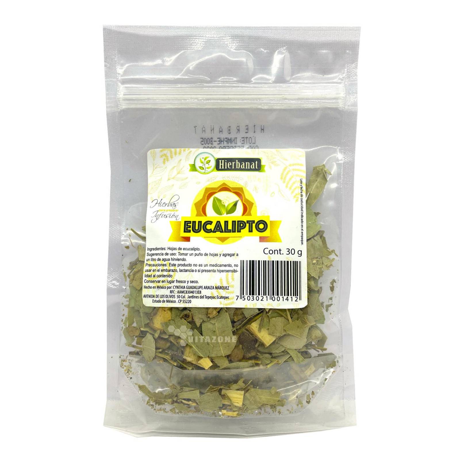 Hojas de Eucalipto 30 grs para infusión Hierbanat 