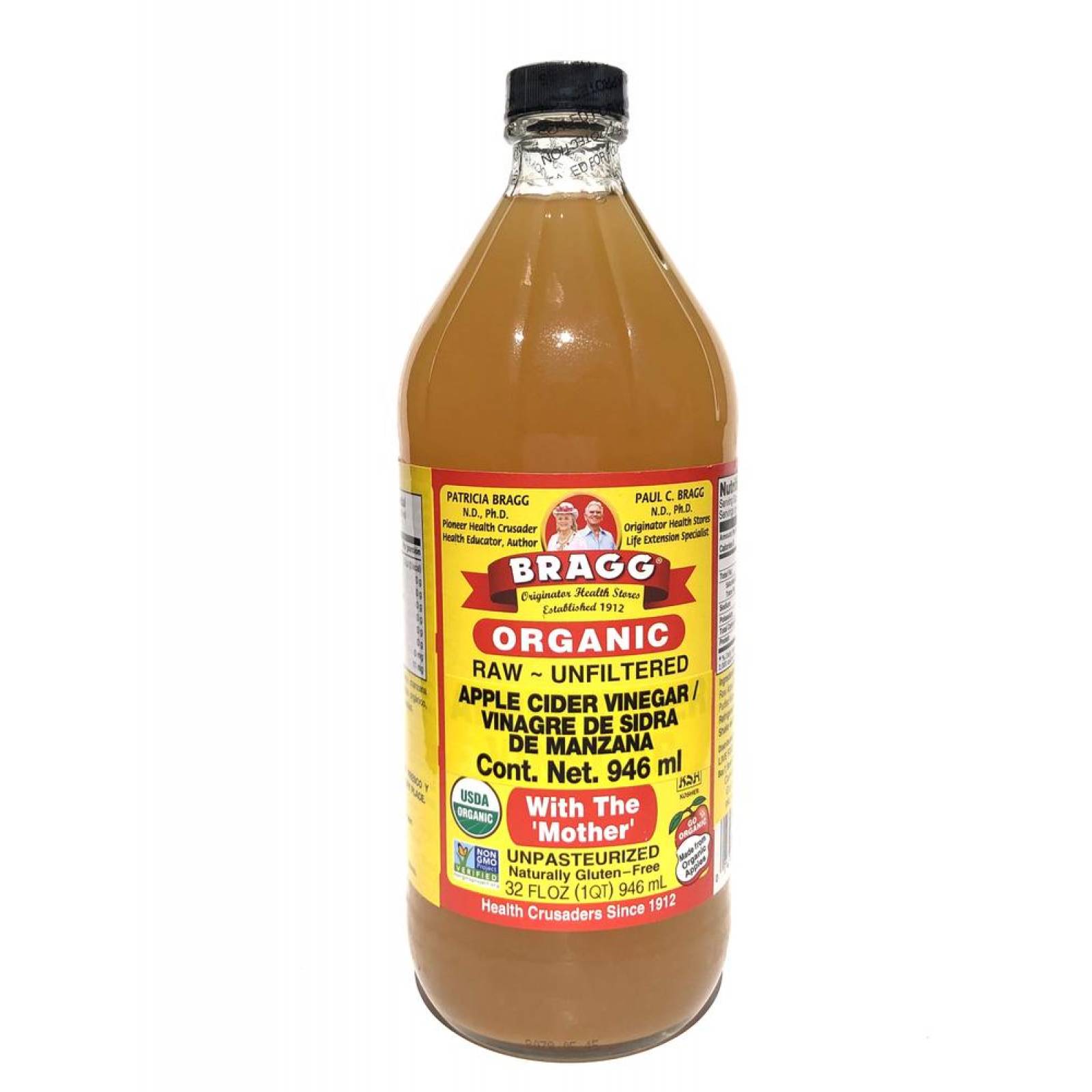 Vinagre de Manzana Orgánico 946 ml Bragg 