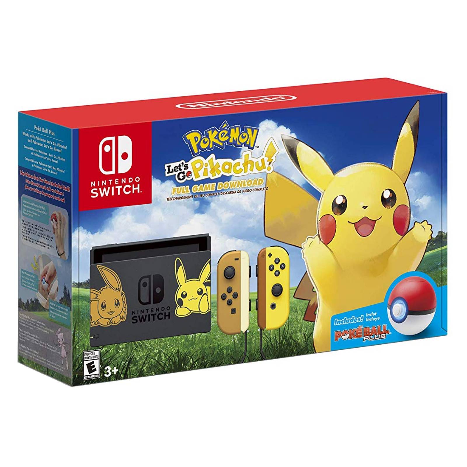 Consola Nintendo Switch Pokemon Lets Go Pikachu Edition