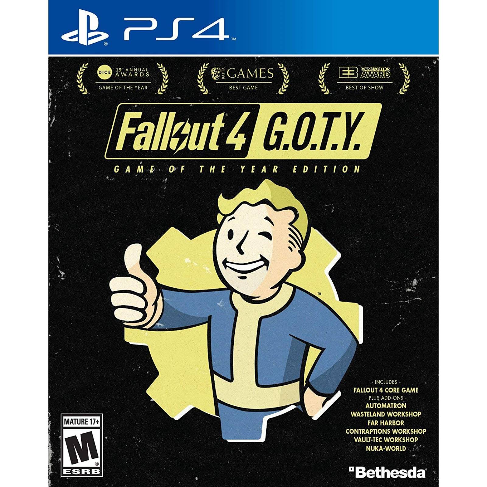 PS4 Fallout 4 G.O.T.Y