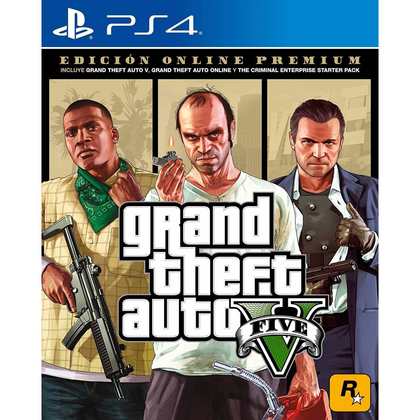 PS4 GTA 5 / Grand Theft Auto V Premium Online Edition