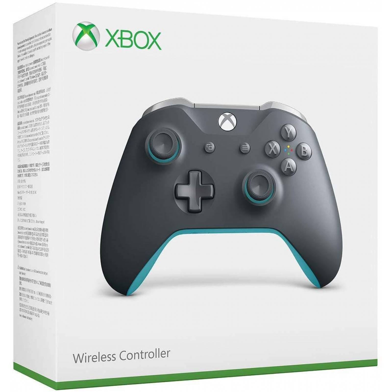 Xbox One Control Gris + Azul - Inalambrico