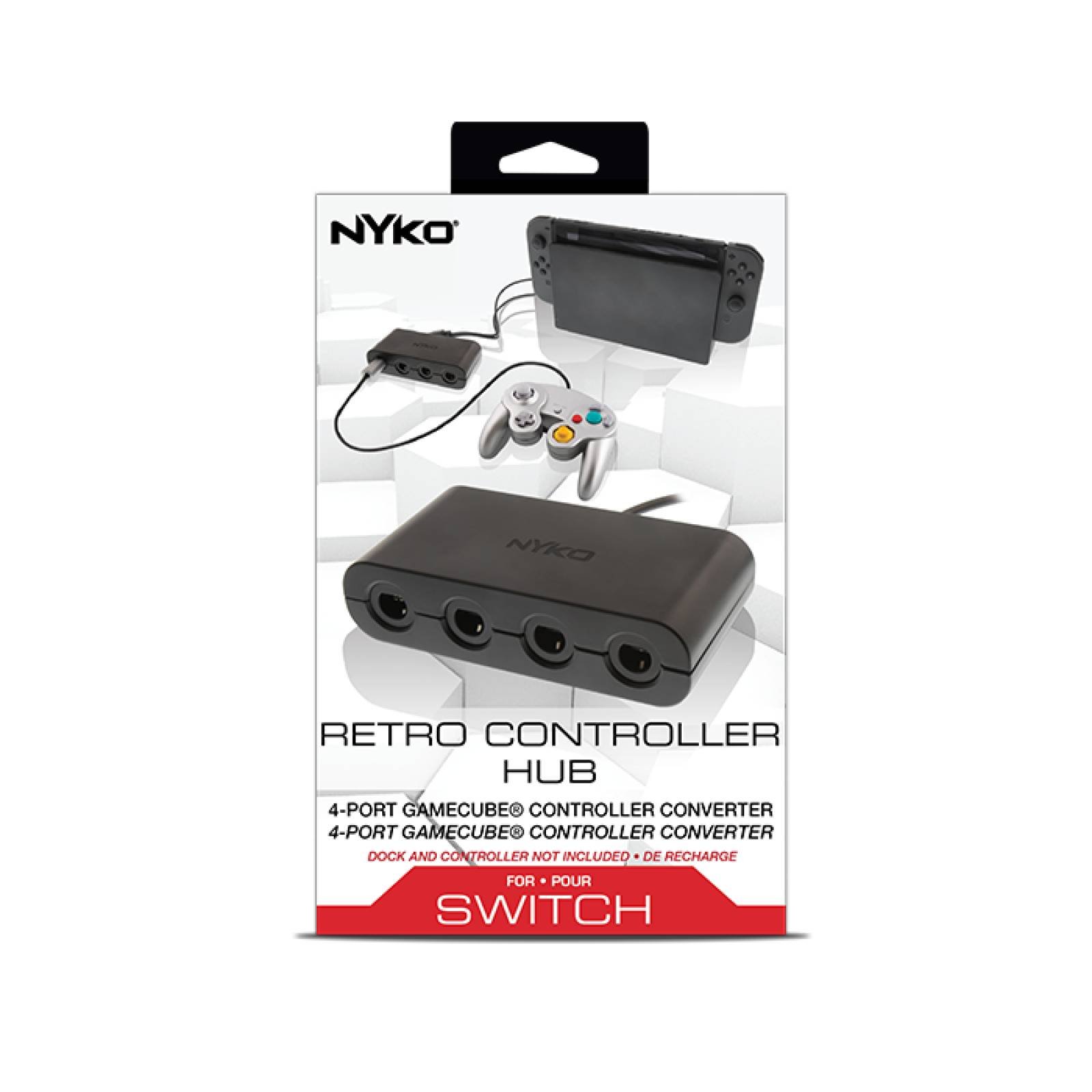 Adaptador Control Gamecube Nyko Switch Wii U PC