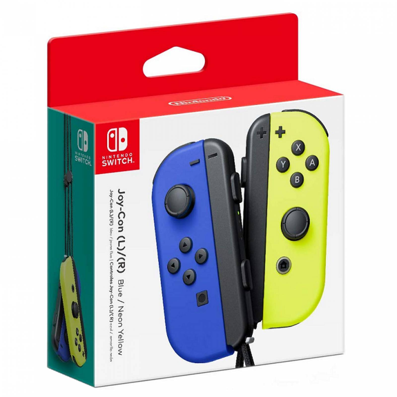 Controles Joy-Con Azul + Amarillo Neon Nintendo Switch