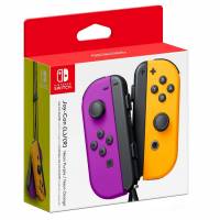 Controles Joy-Con Morado + Naranja Neon Nintendo Switch