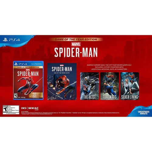 PS4 Spider-Man Game Of The Year