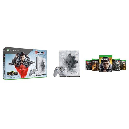 Xbox One X Blanco 1TB Limited Edicion Gears 5