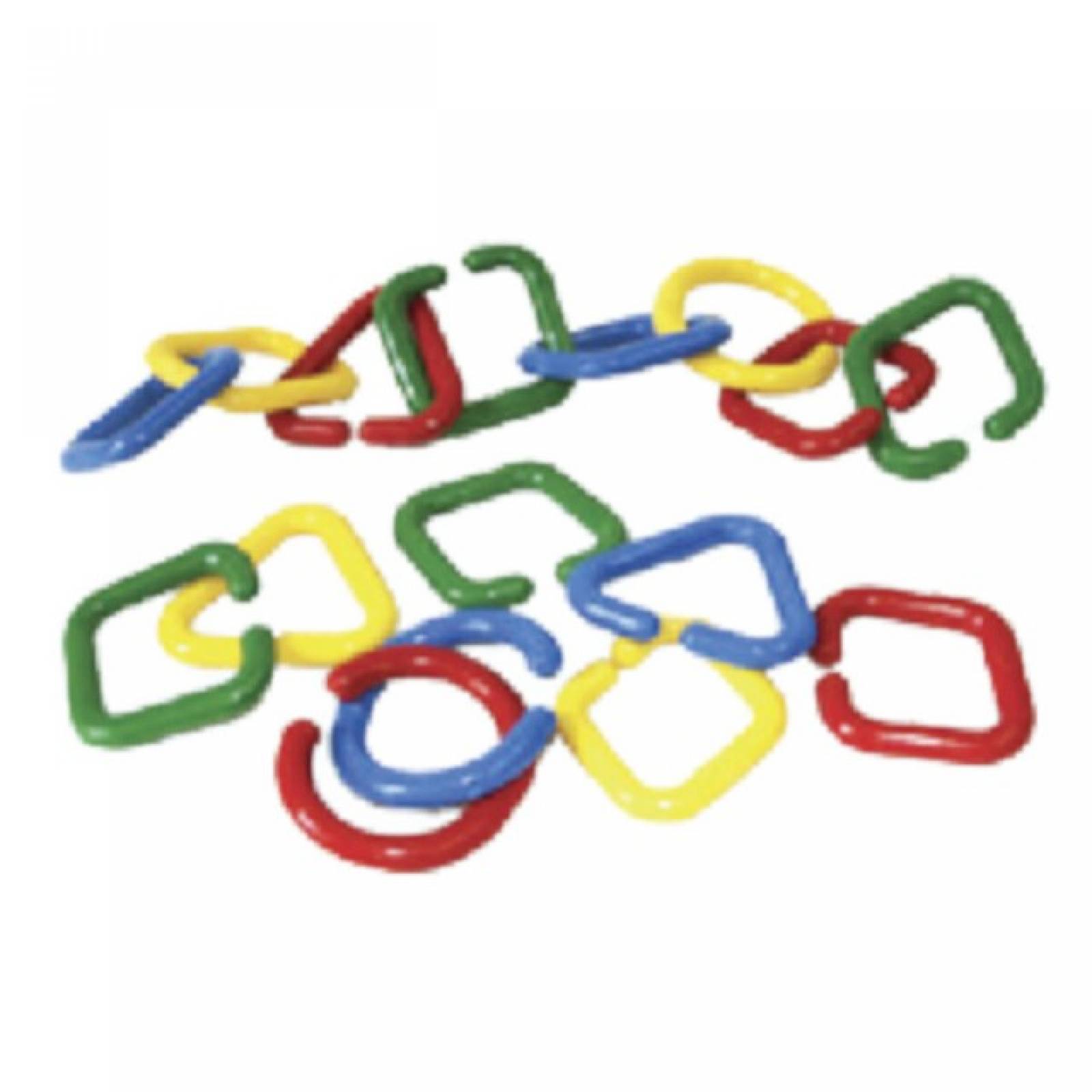 Juguete educativo Cadena Clip-Clip figuras geométricas  de la linea Construcción