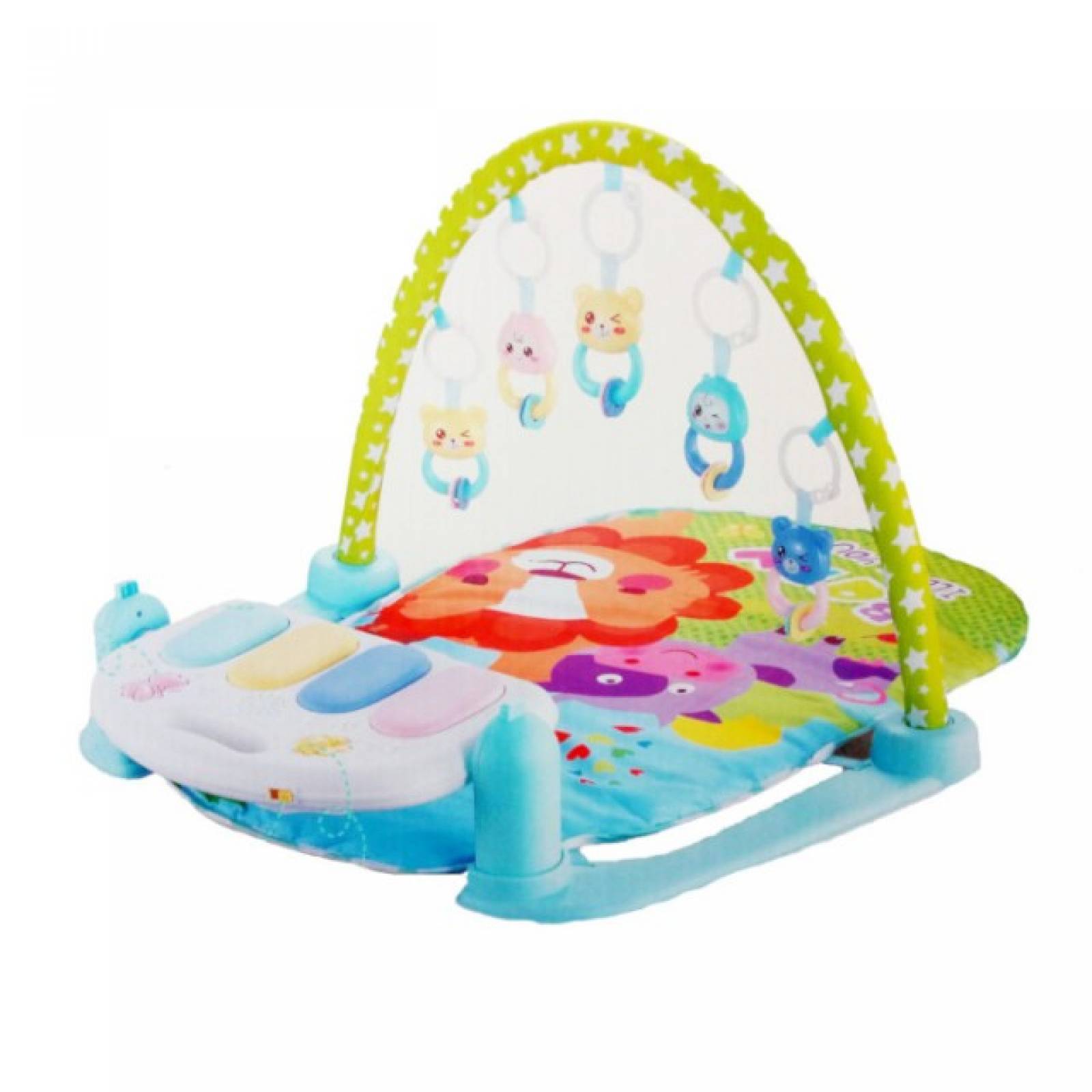 Gimnasio musical para bebé/Tapete didáctico 5 en 1 con piano