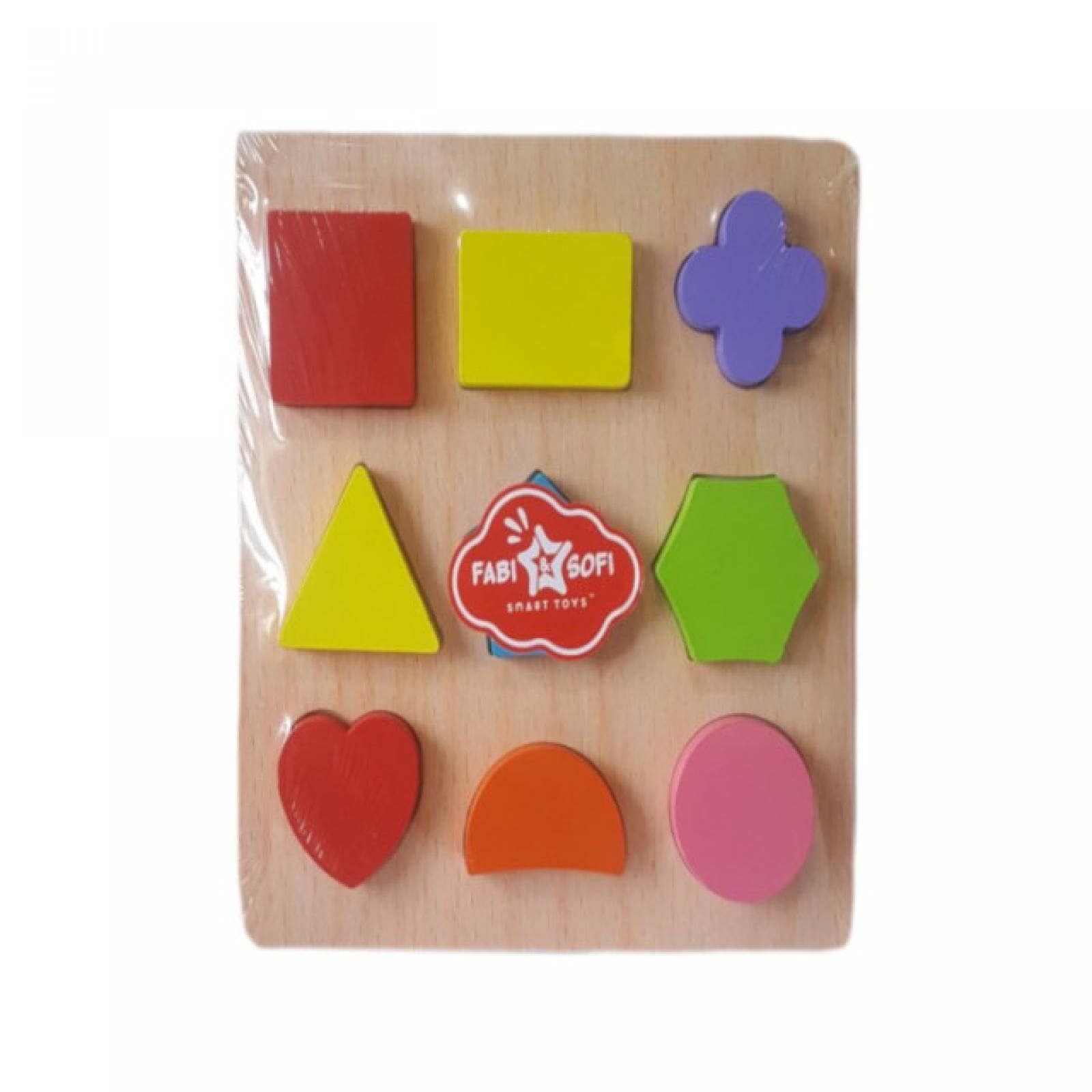 Juguete Didactico Set Montessori Tabla Con Figuras Geometricas