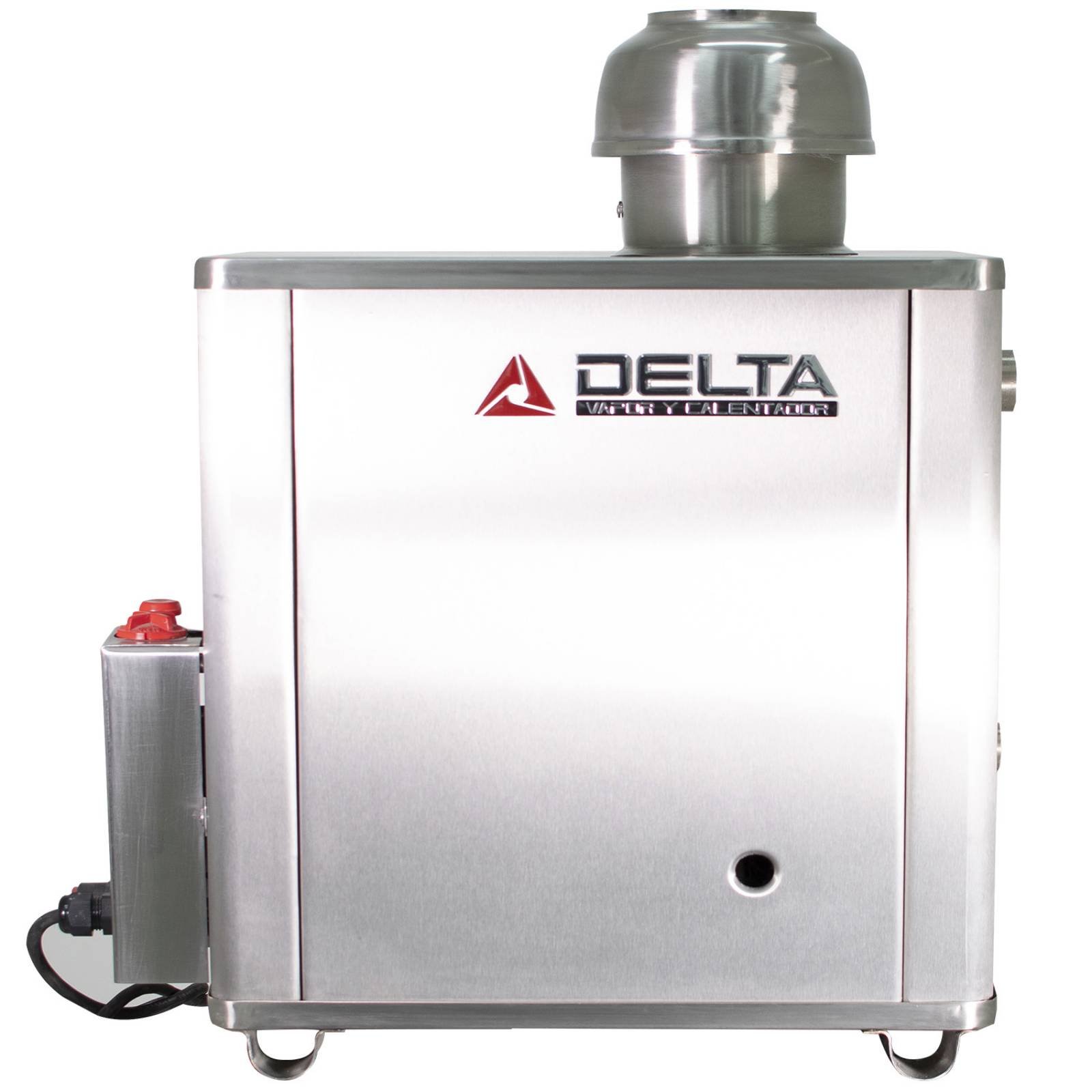 Generador de Vapor Diseñado para Hogar Instalación en Espacios de 5 m. Cúbicos Gas LP Delta Acero Inoxidable