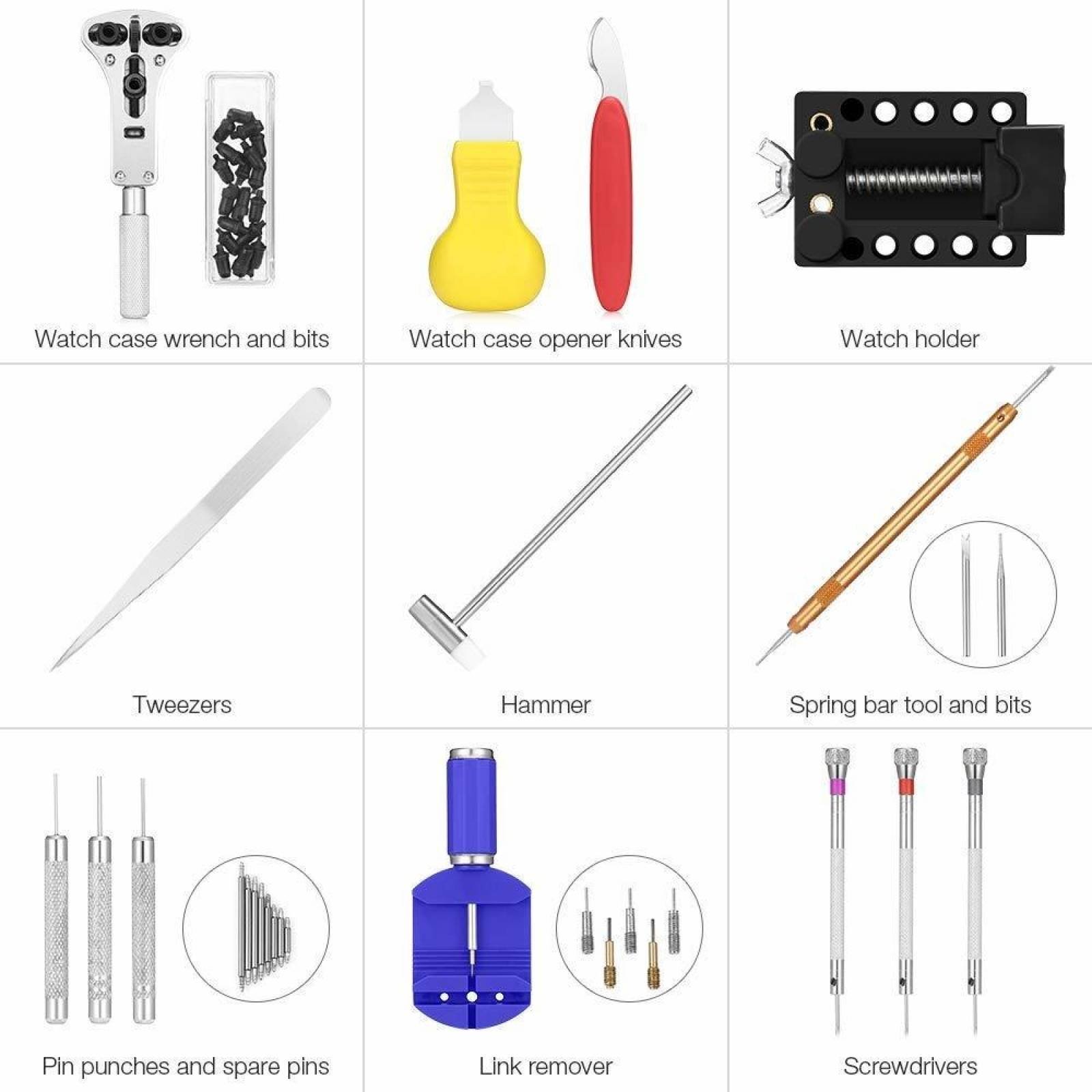 Kit de herramientas de relojero y sus usos! (4K) 