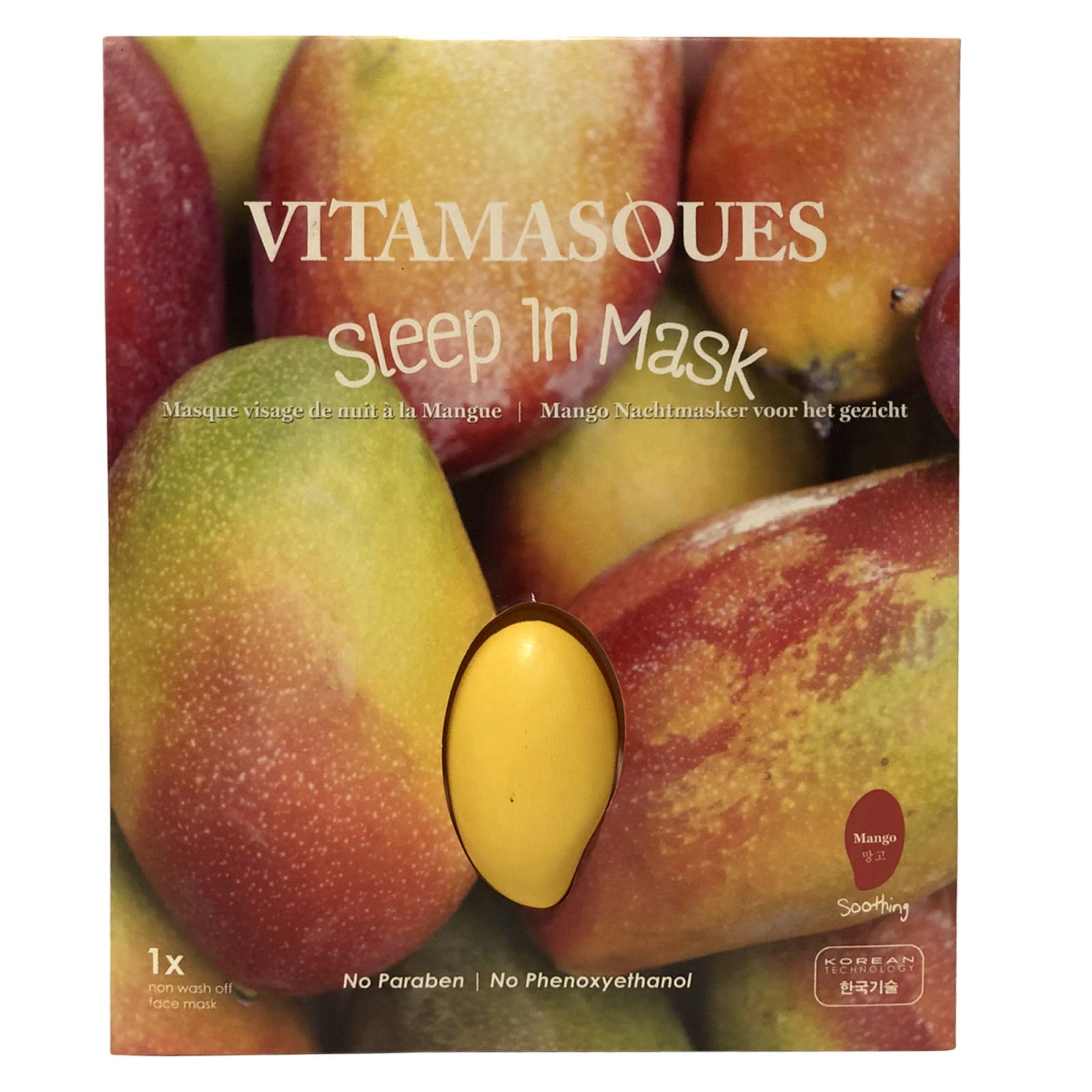 Set 3 sobres mascarilla 3D Mango SUAVIZANTE Virtamasque