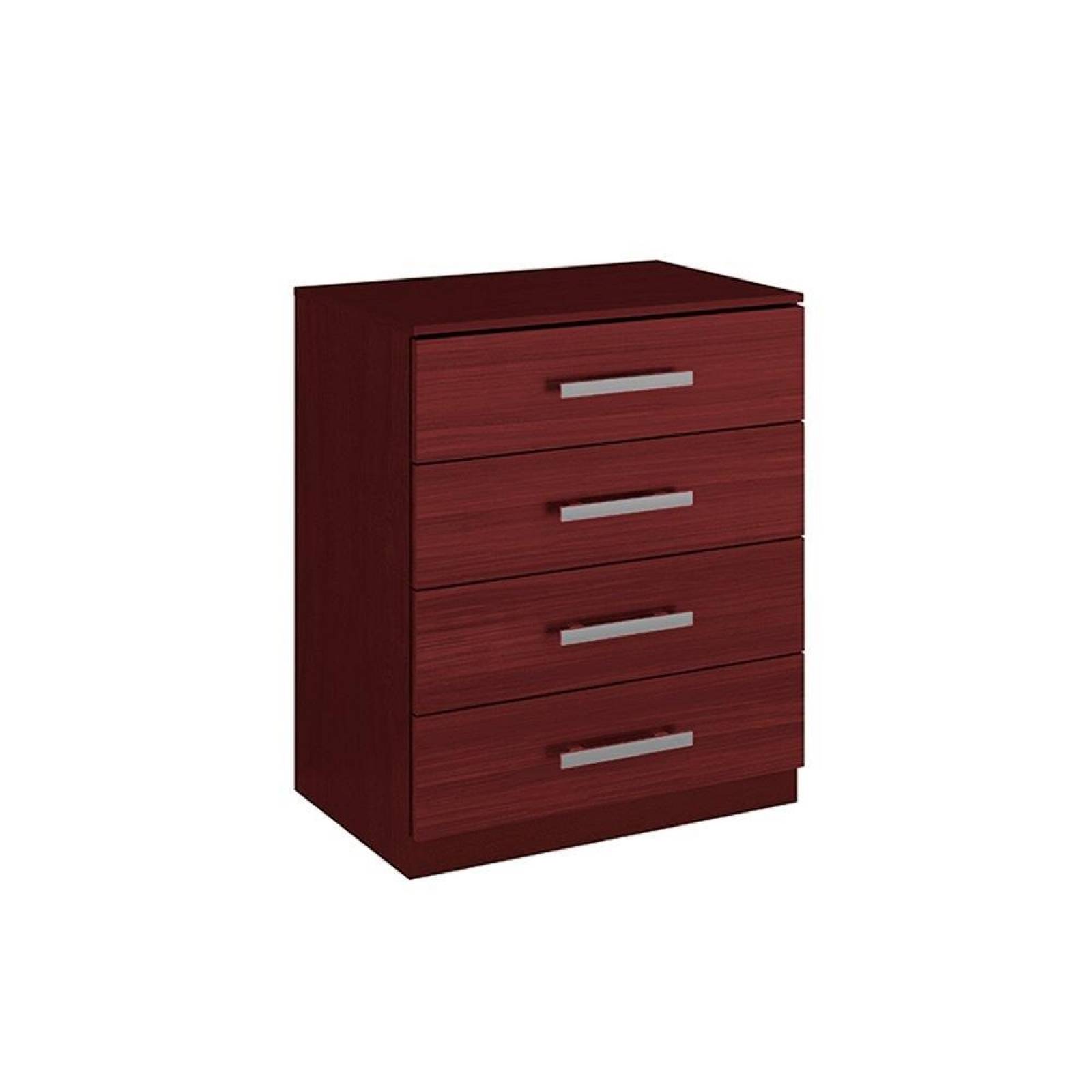 Cómoda Cajonera Bertolini 565 4 Cajones Caoba