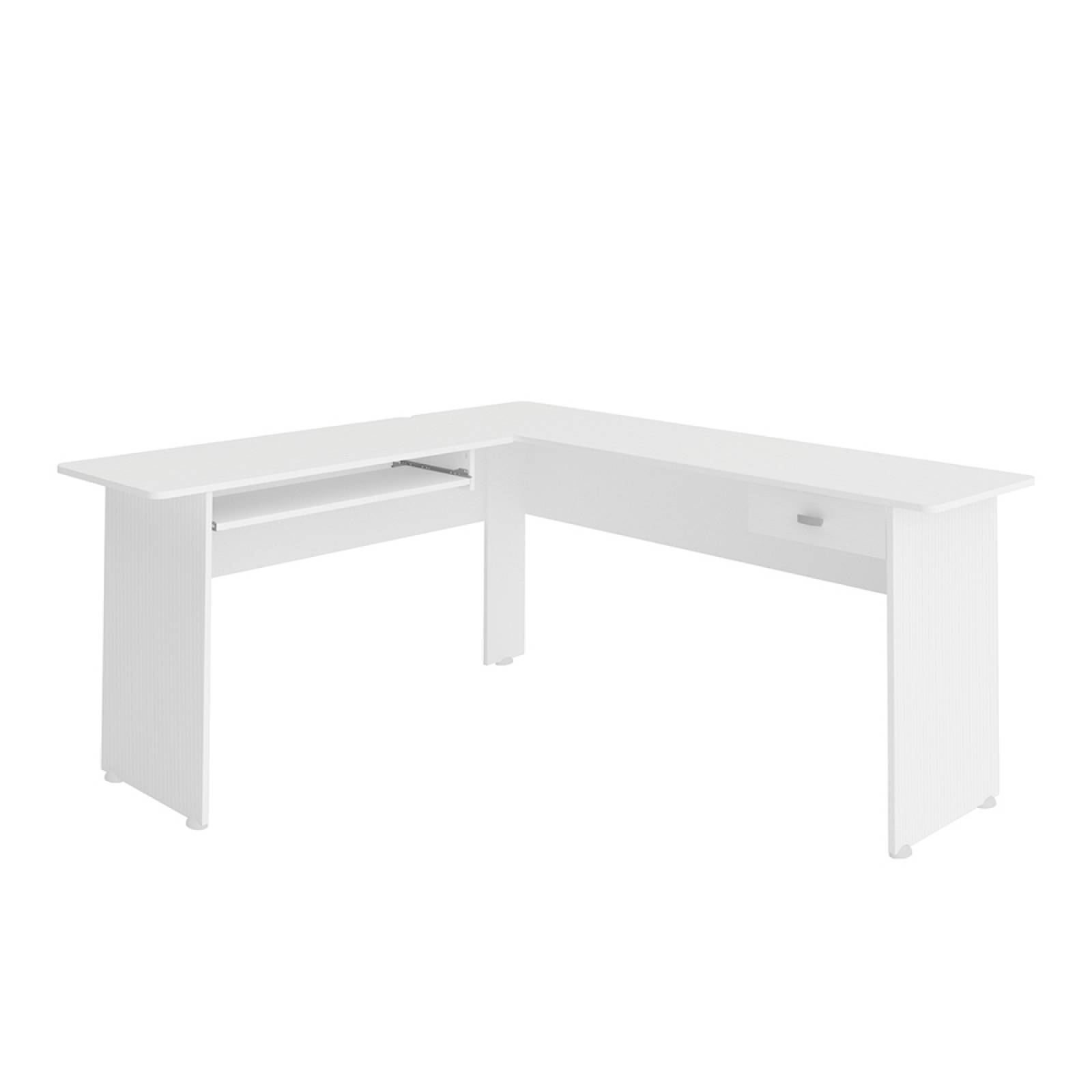 Escritorio Mesa De Computo Bertolini Cannes Blanco