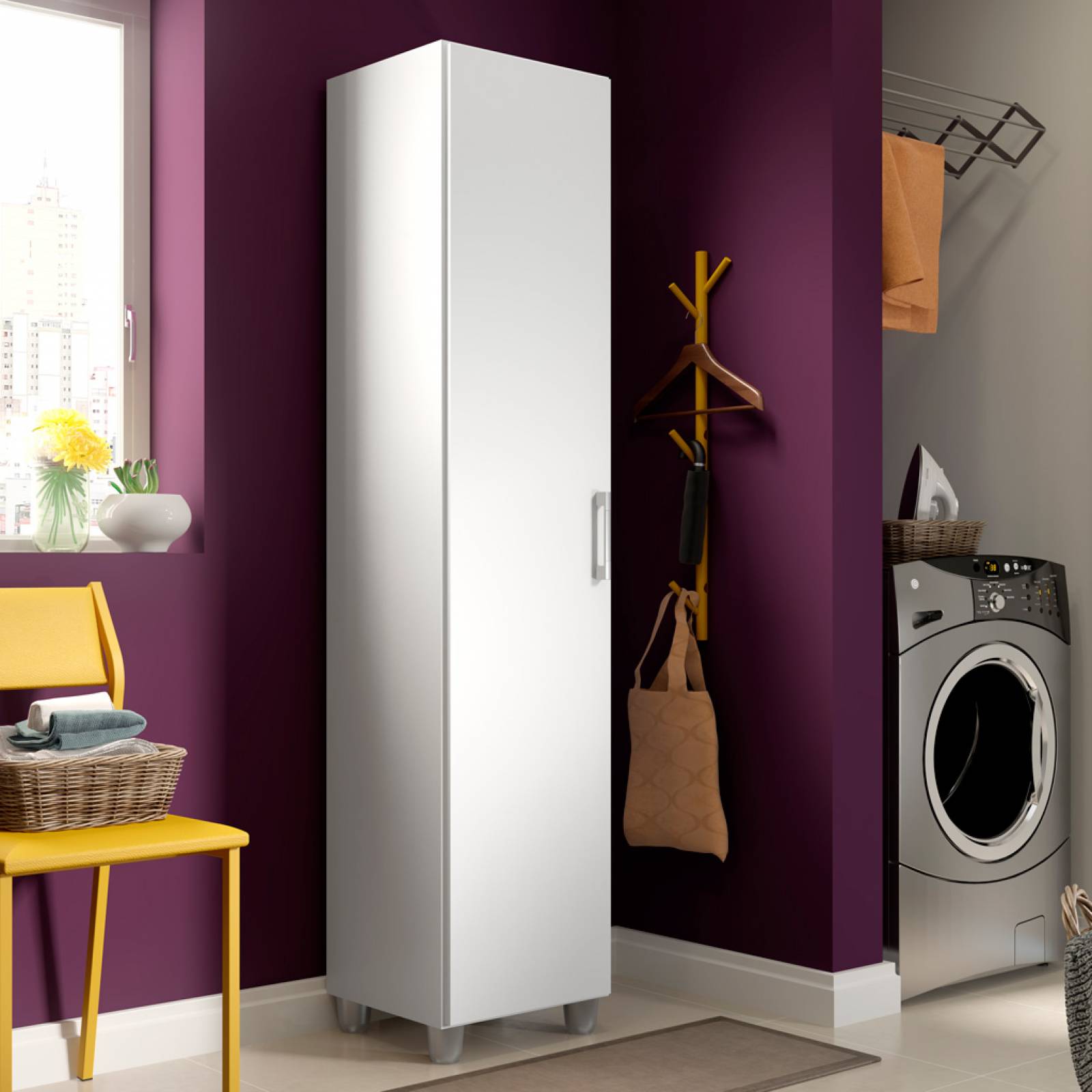 Ropero Closet Zapatero Armario Bertolini 607 Blanco