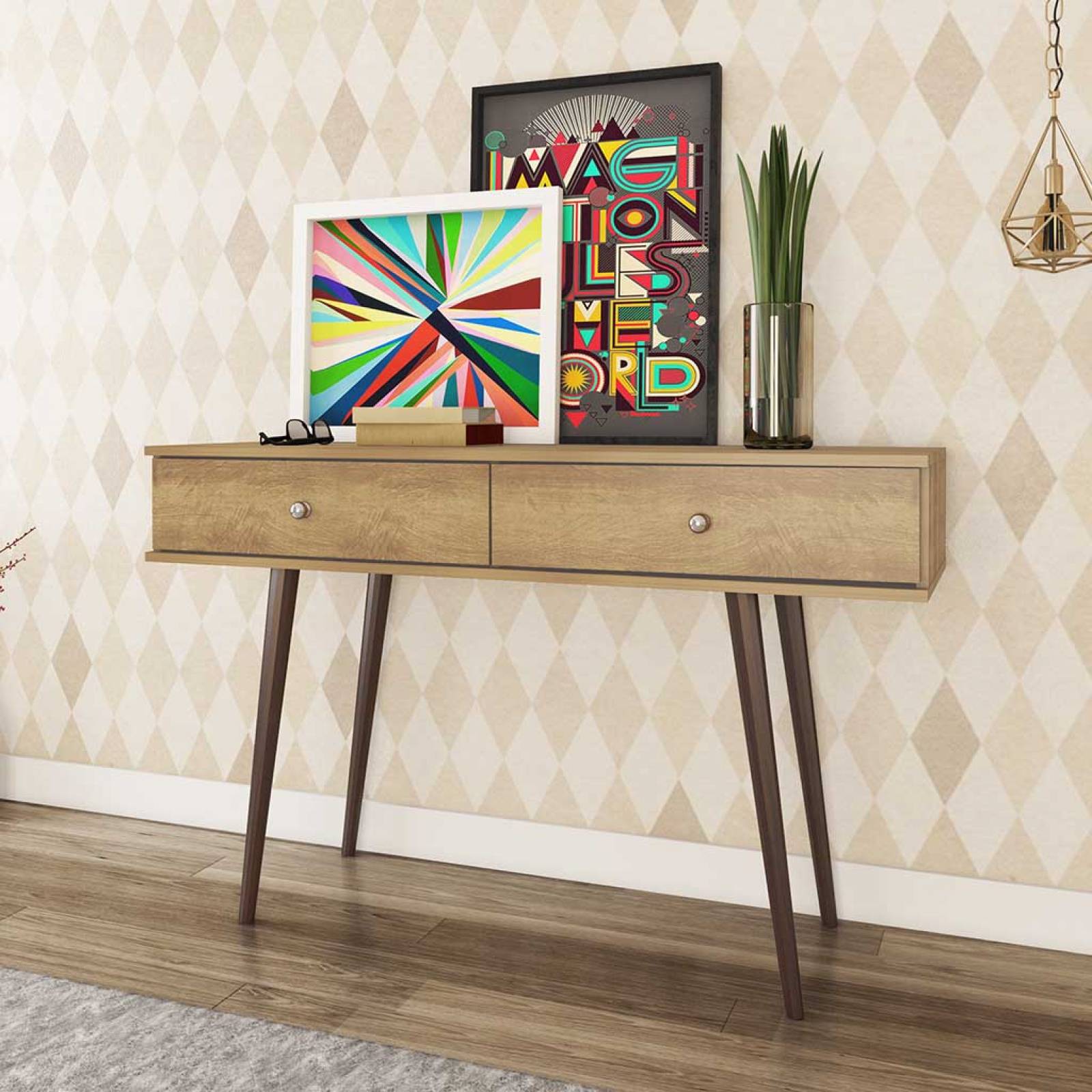 Aparador Credenza Mesa Consola Bertolini RT 3031 Nature