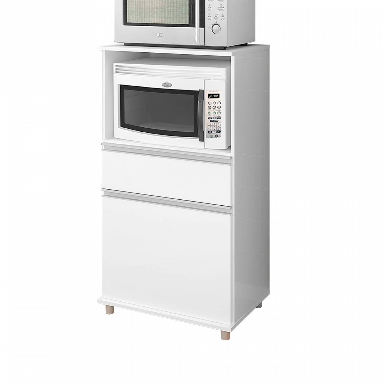 Armario Gabinete Mueble Microondas Bertolini ASM 142 Bco