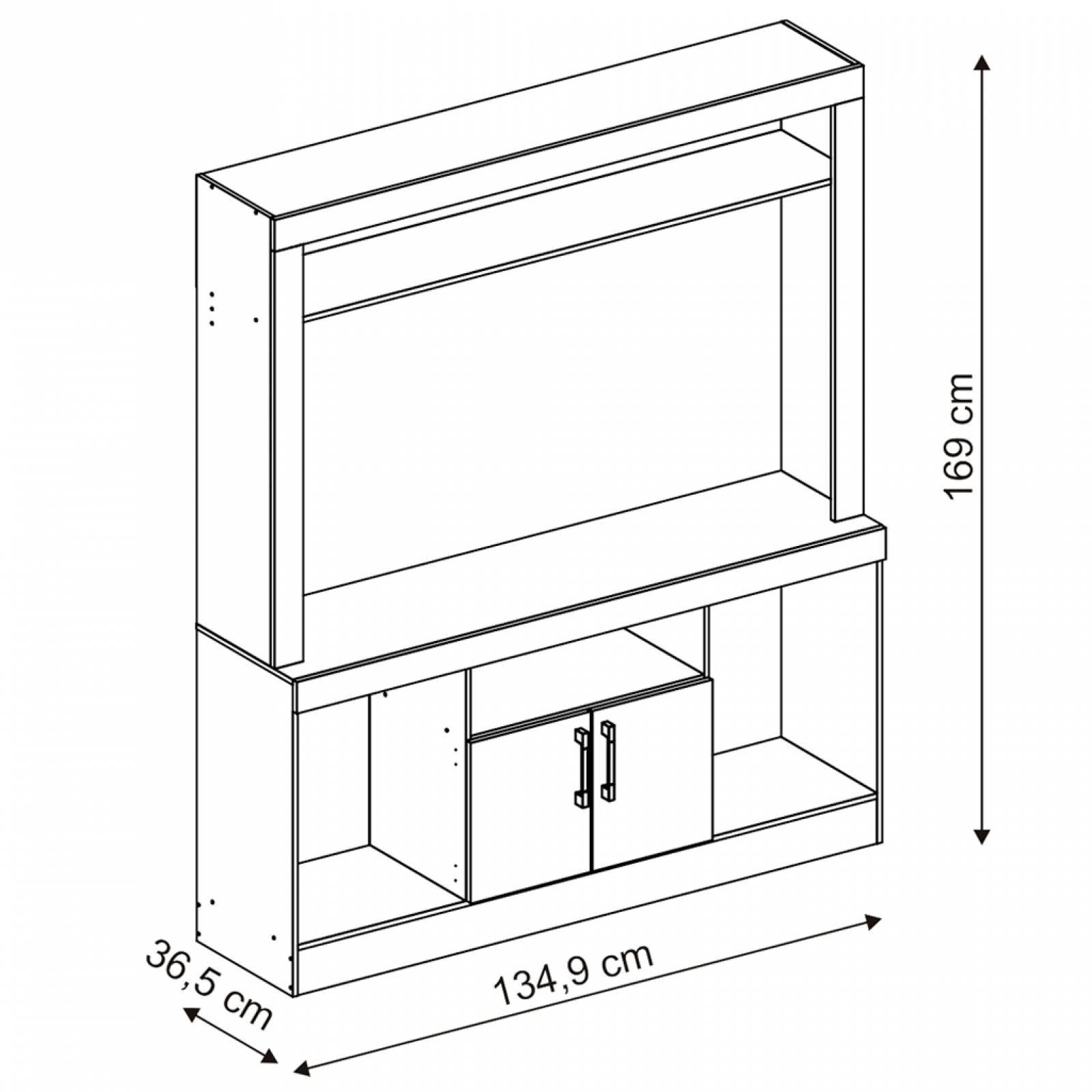 C E Bertolini 1303 Chocolate Para Pantalla Hasta 32 Pulg